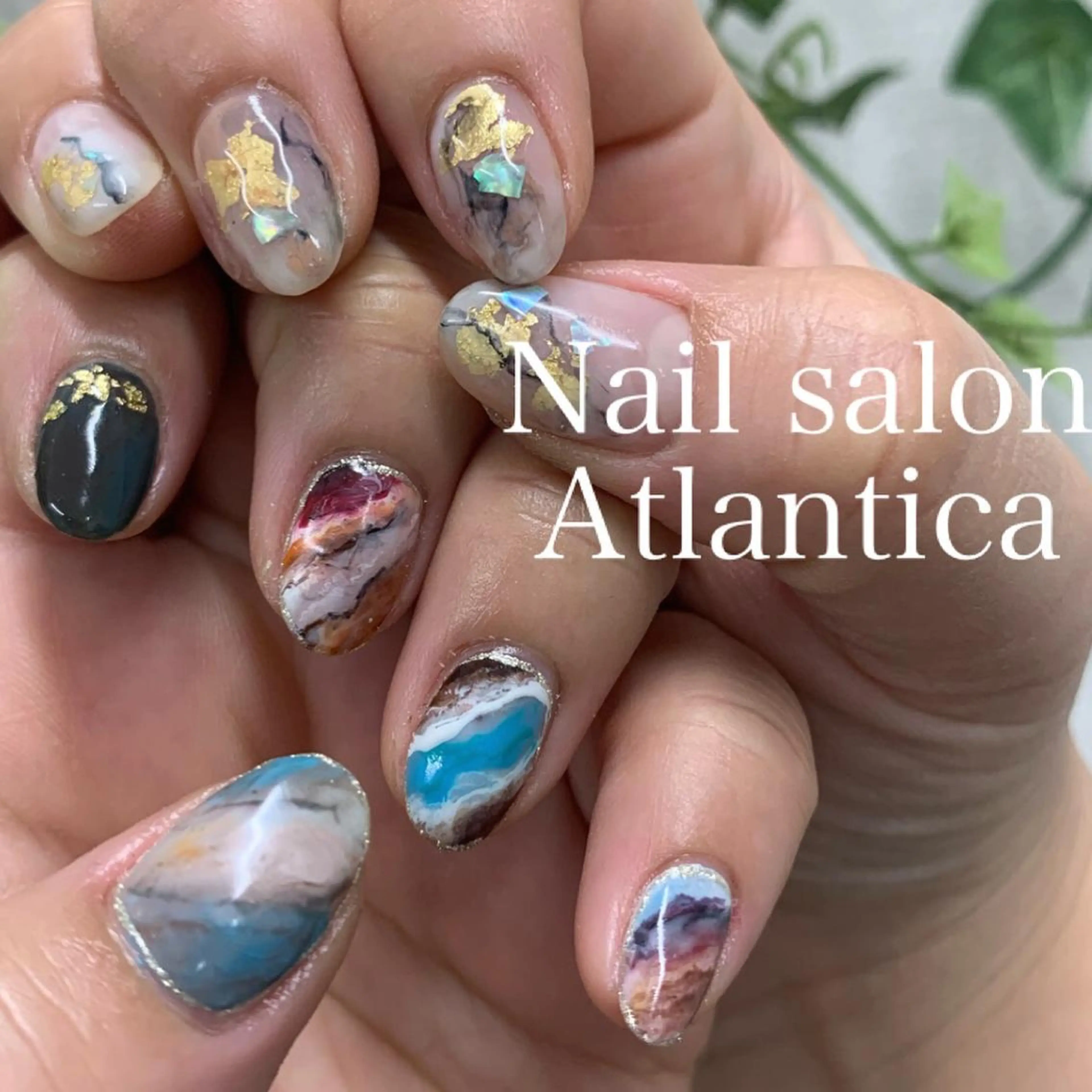 ネイル ハンドネイル Nail salon ✩ アトランティカのネイルデザイン