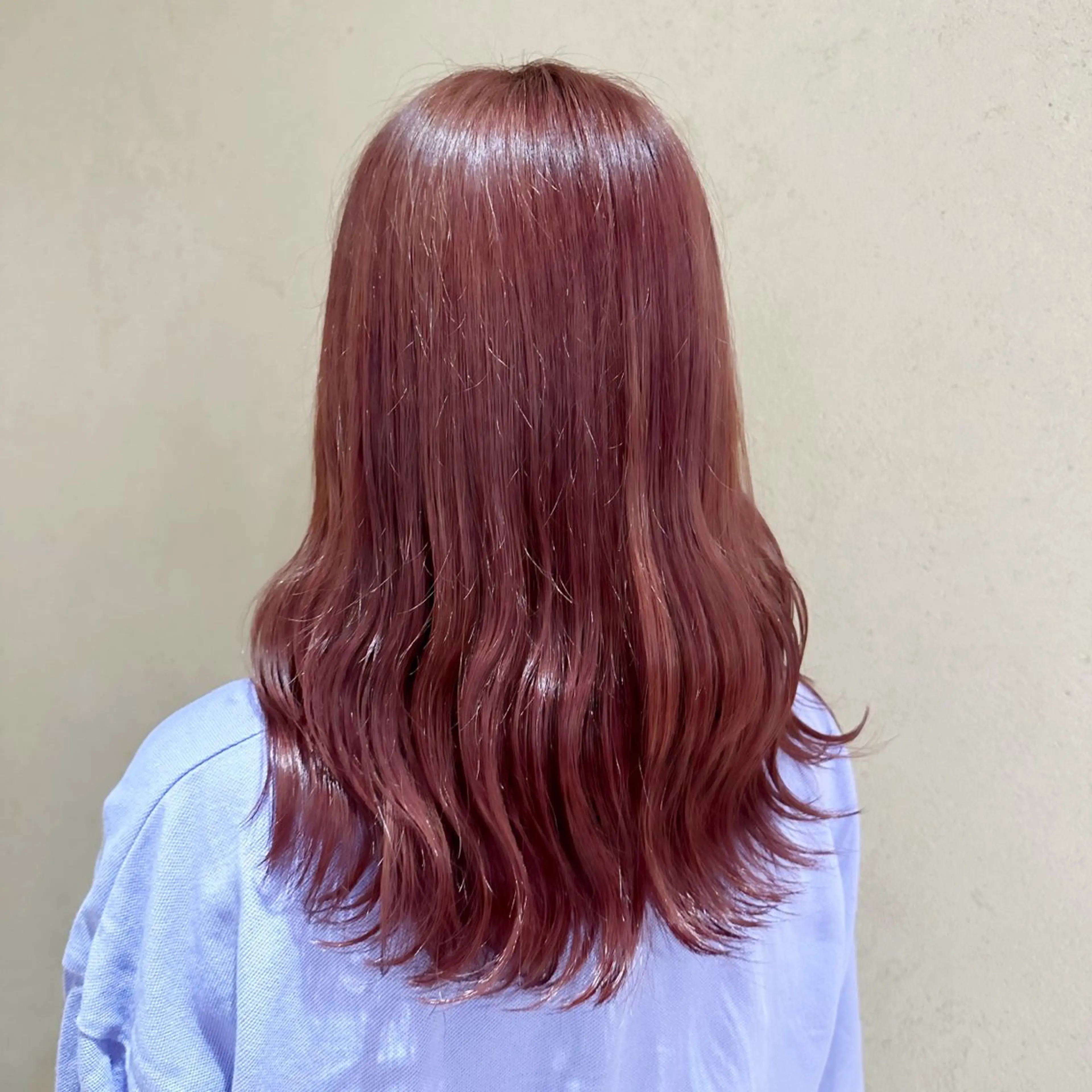 セミロング カラー ヘアアレンジ みなみ/韓国ボブ/ 韓国レイヤーのヘアスタイル