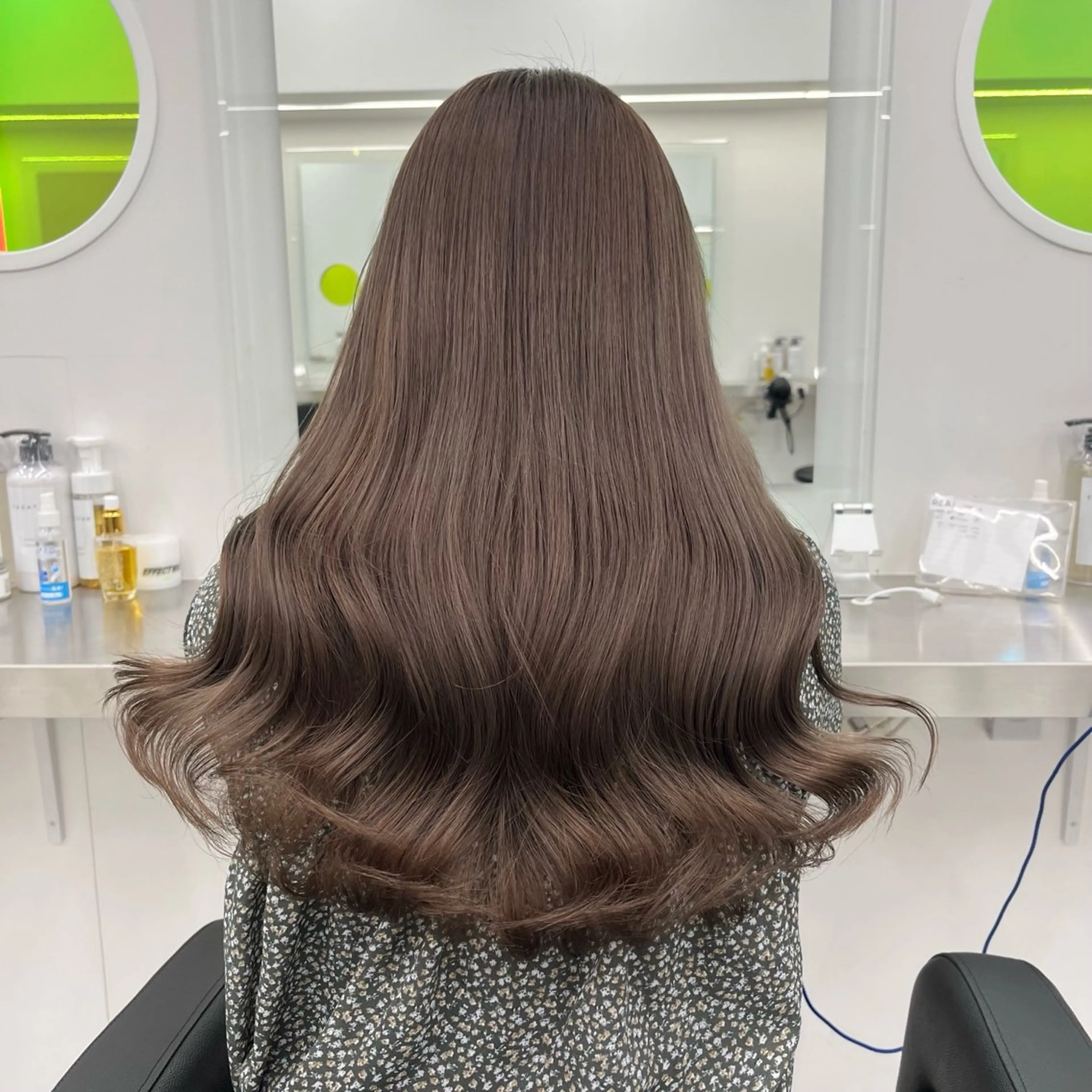 ロング カラー カット ヘアカラー トリートメント ヘアセット 中韓レイヤー/ ブラウン🤎はやとのヘアスタイル