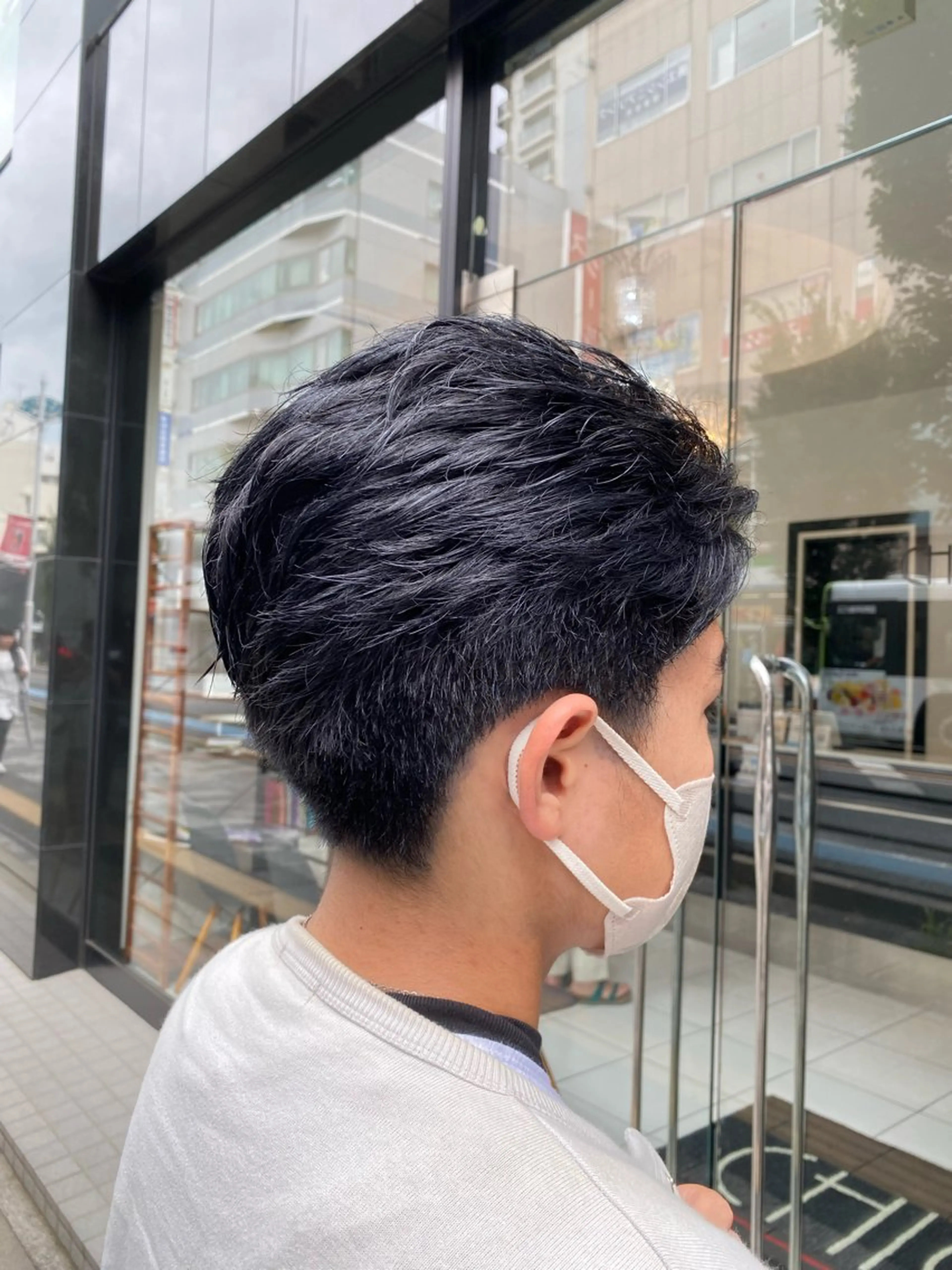 カラー メンズ カット CHIC 蘭のヘアスタイル