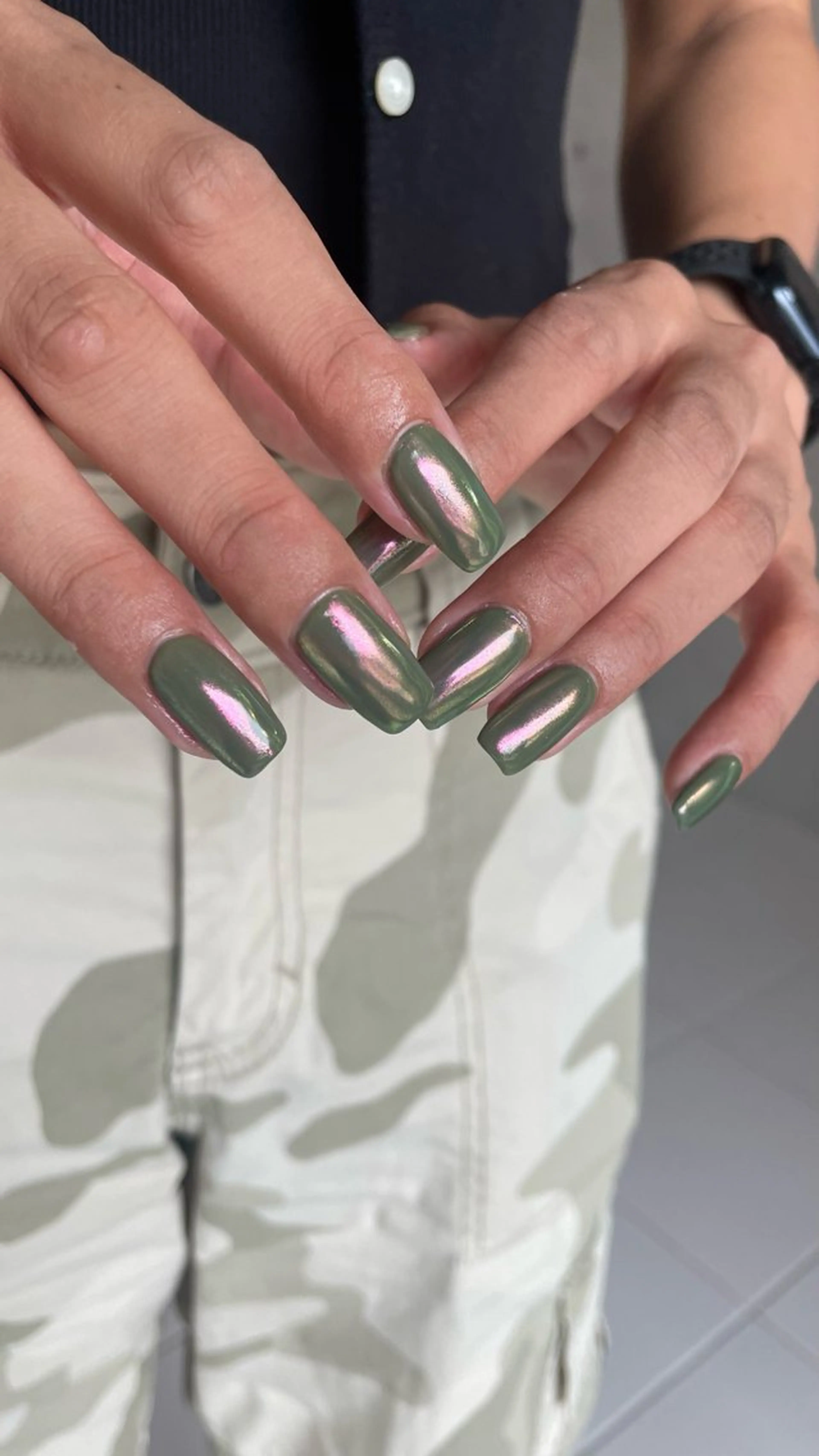 ネイル オーロラネイル ハンドネイル H'ami (haruka)のネイルデザイン