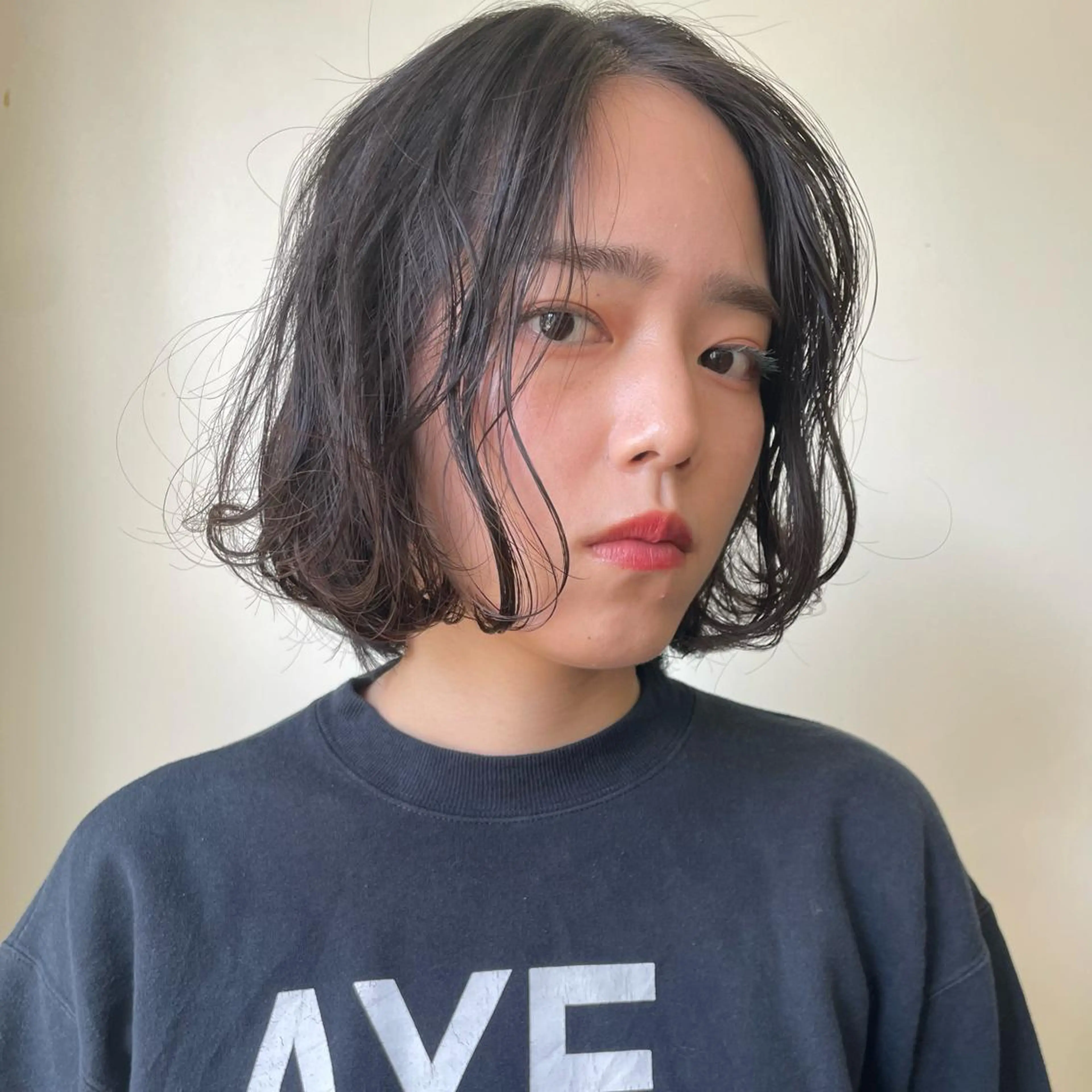 ショート パーマ カット パーマ トリートメント ホリケ アオイのヘアスタイル