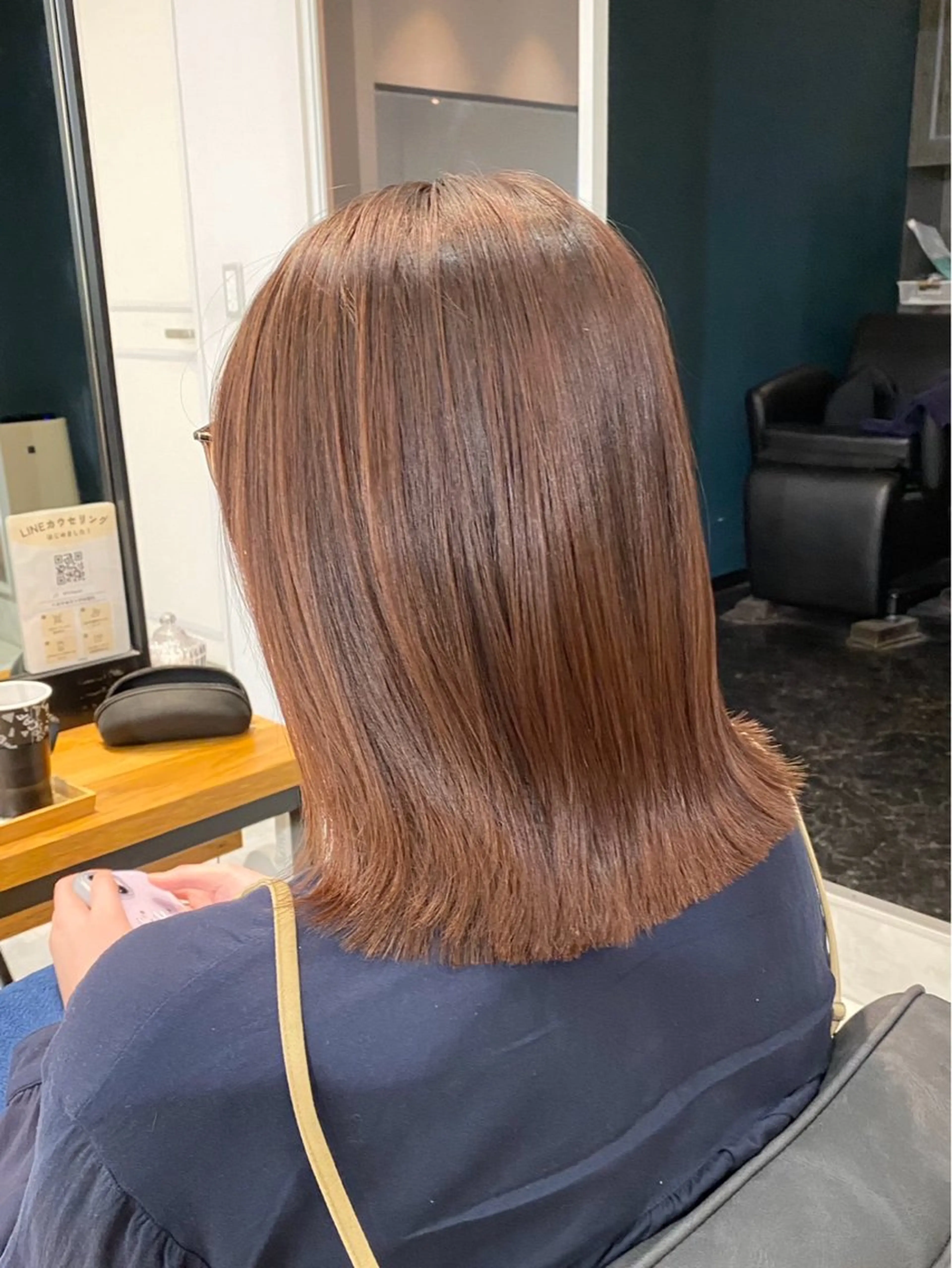 ミディアムカットの写真