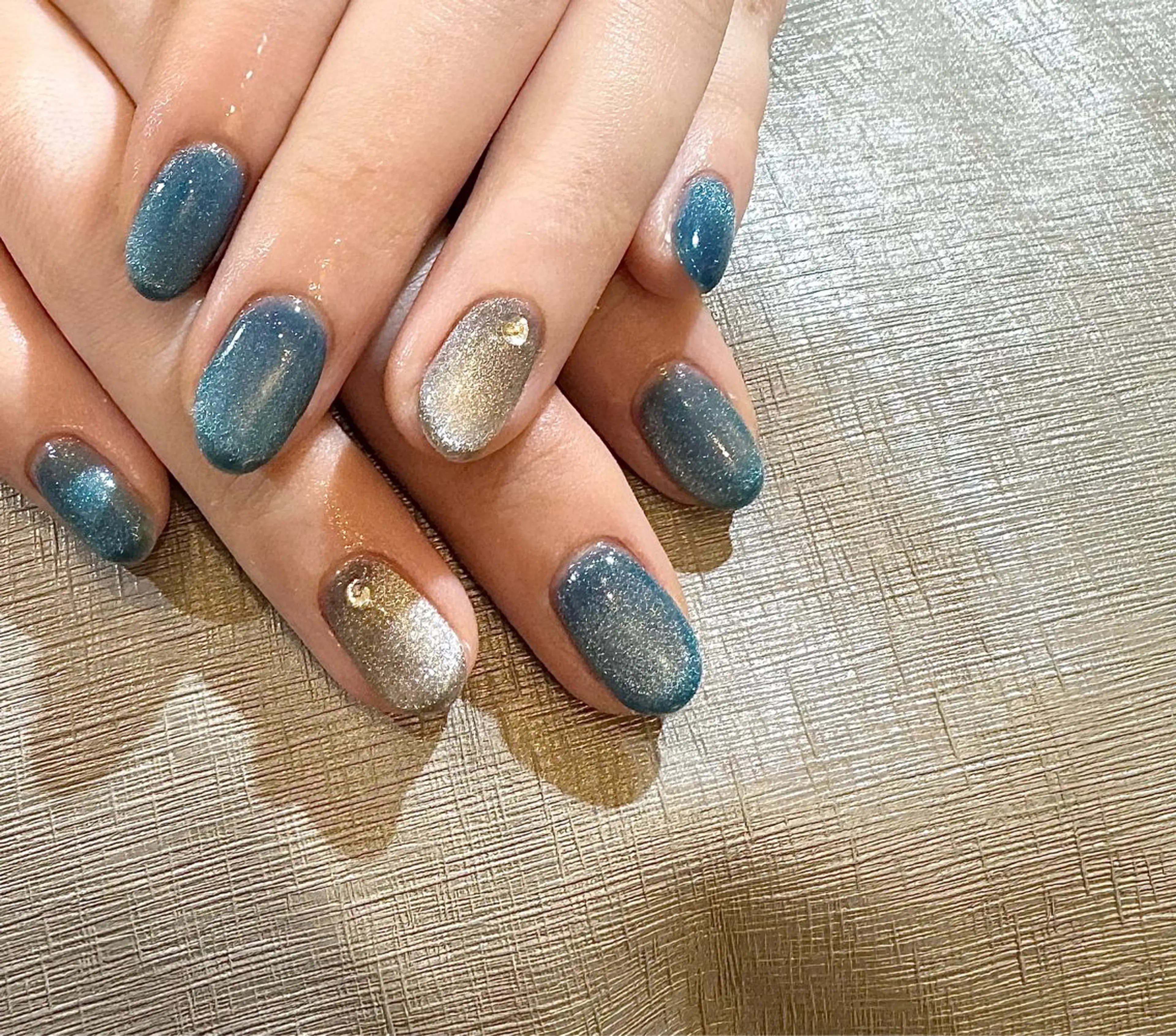 ネイル ジェルネイル マグネットネイル メンズネイル ハンドネイル MIMnail メンズネイリストのネイルデザイン