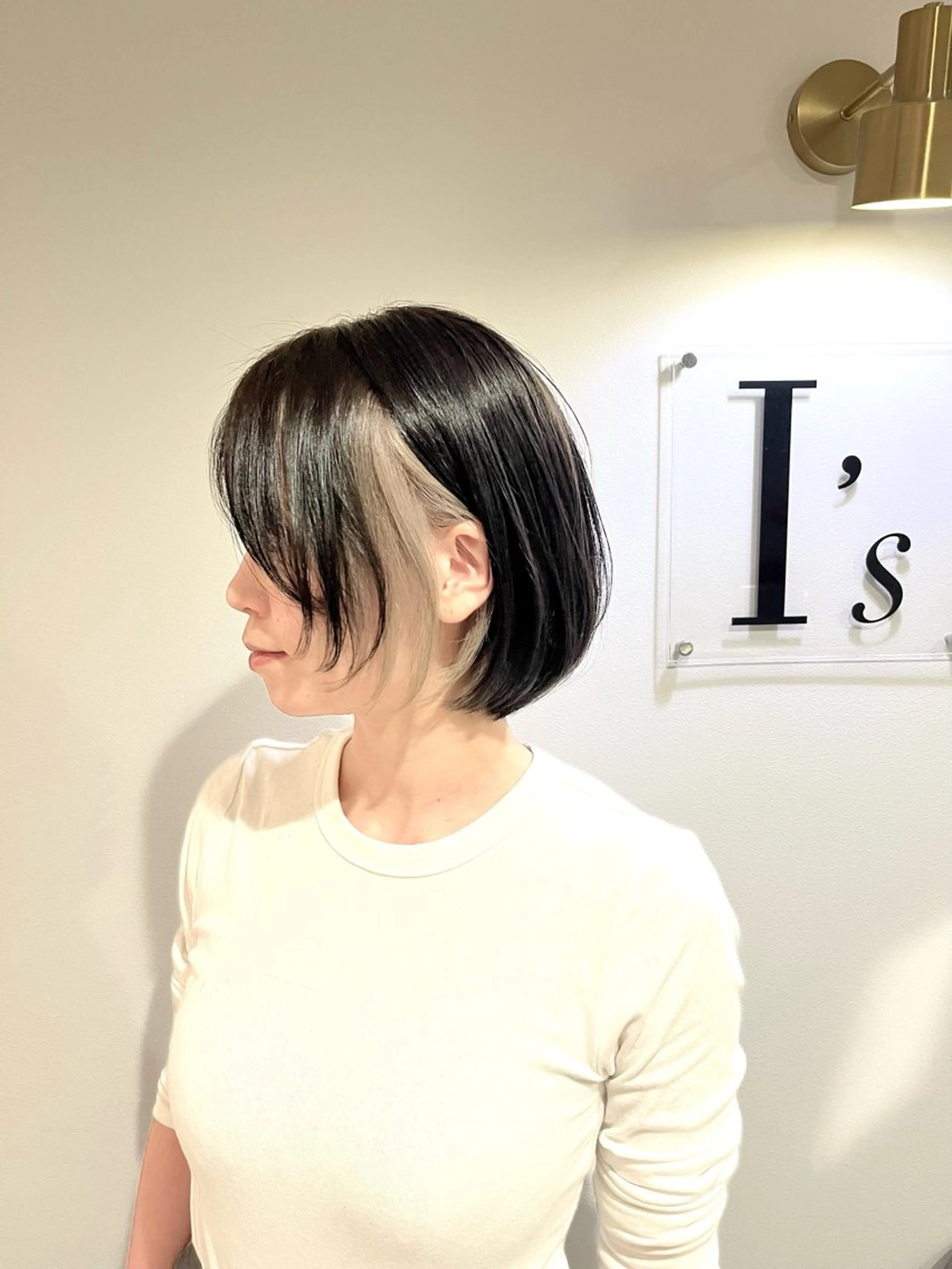 ショート カラー ボブ カット ヘアカラー 浦島 ひろしのヘアスタイル
