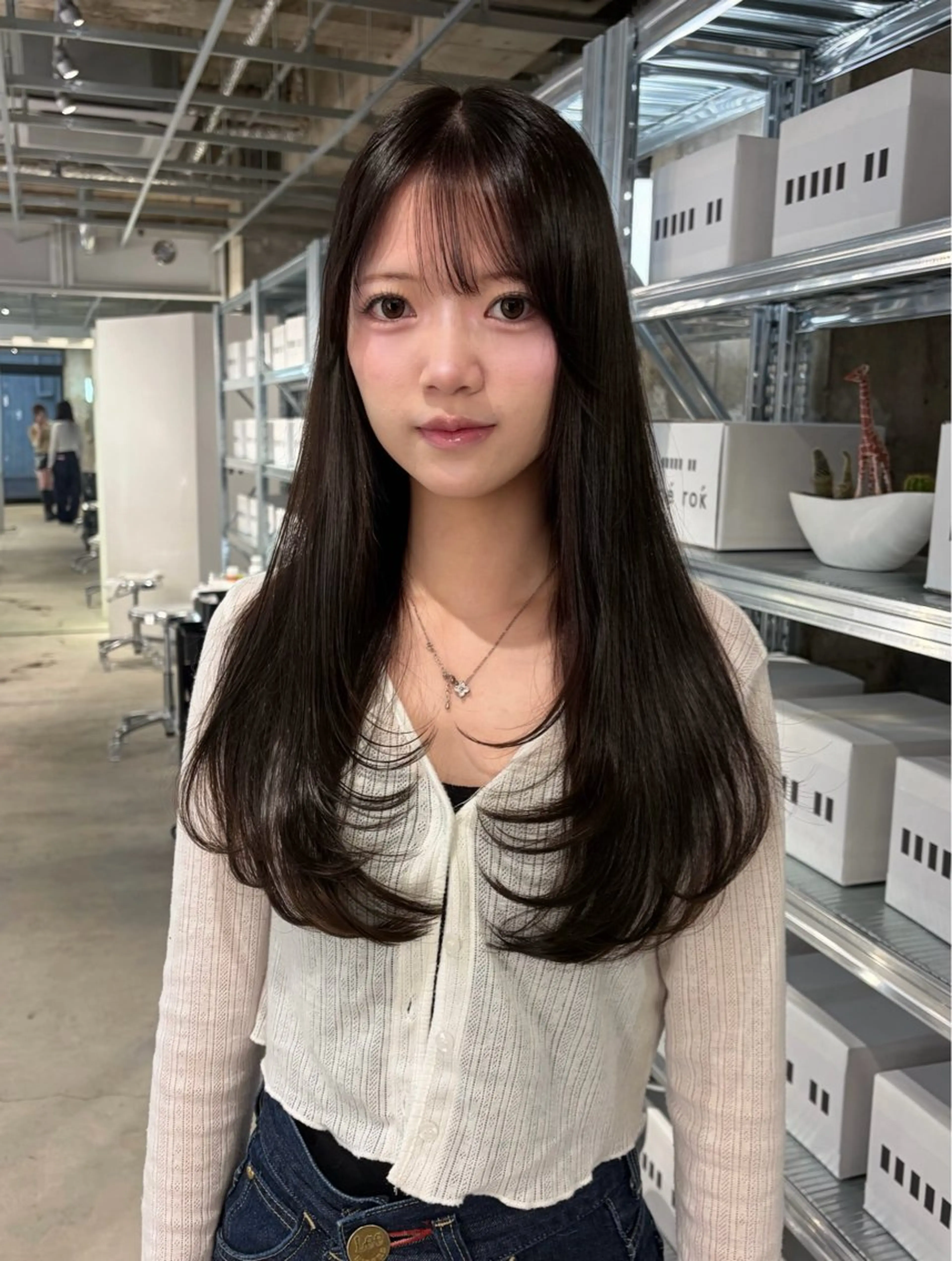 ロング カット トリートメント ダブルカラー/レイヤ ーカット 🤍ゆきなのヘアスタイル