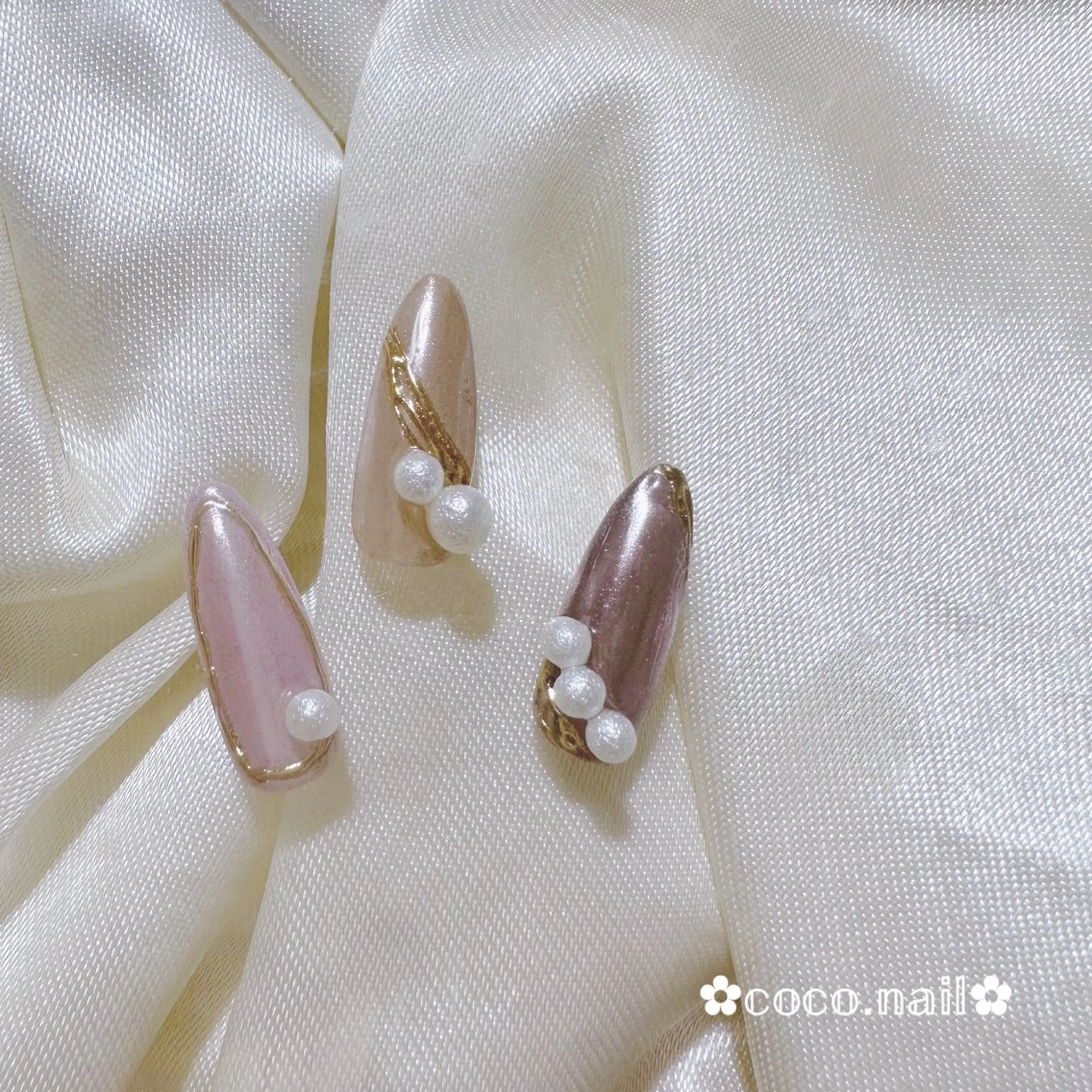 ネイル lili.nail y2k/長さ出しのネイルデザイン