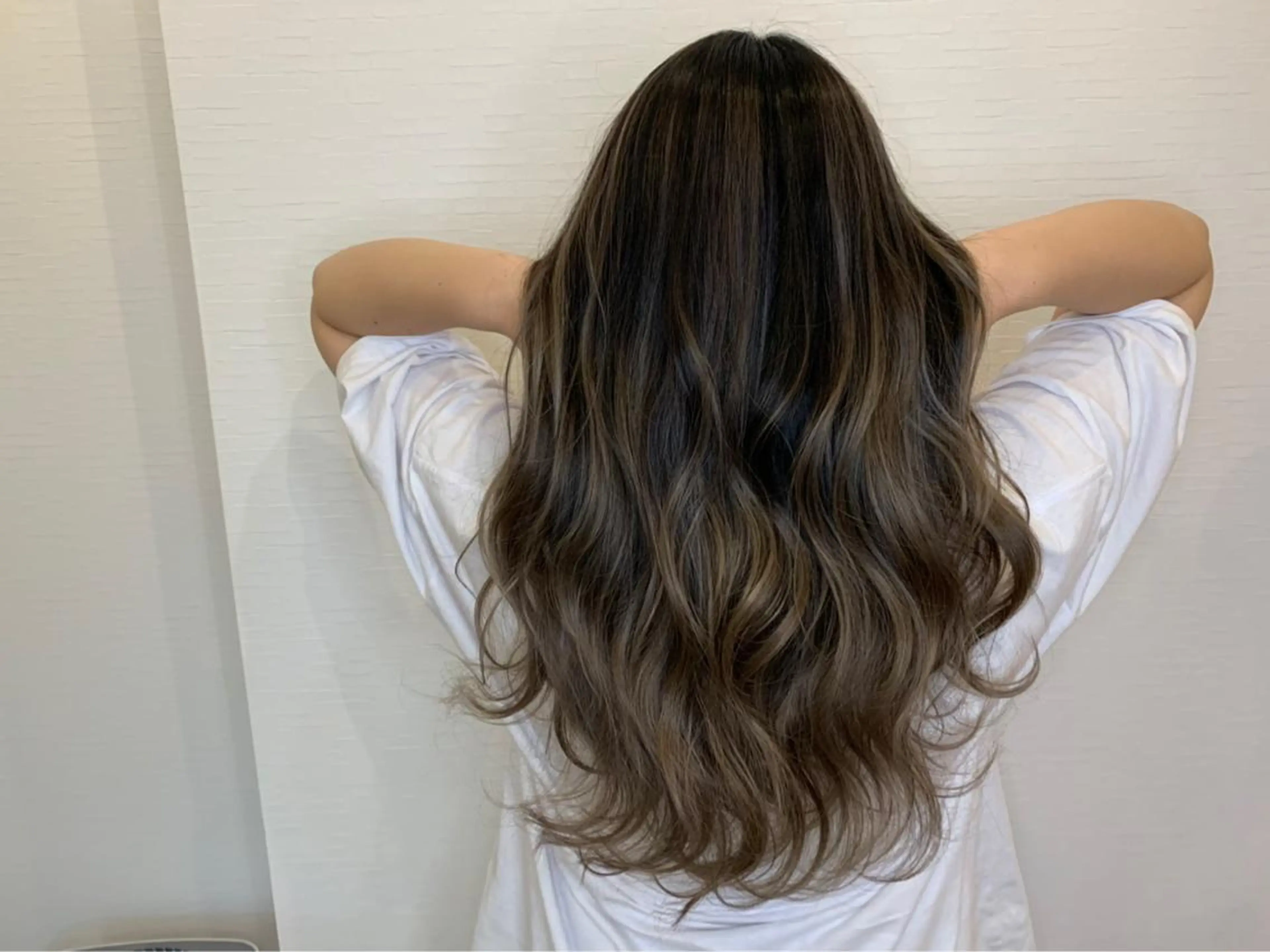 ロング カラー ヘアカラー ヘアカラー&縮毛矯正 STAR☆RIVERのヘアスタイル