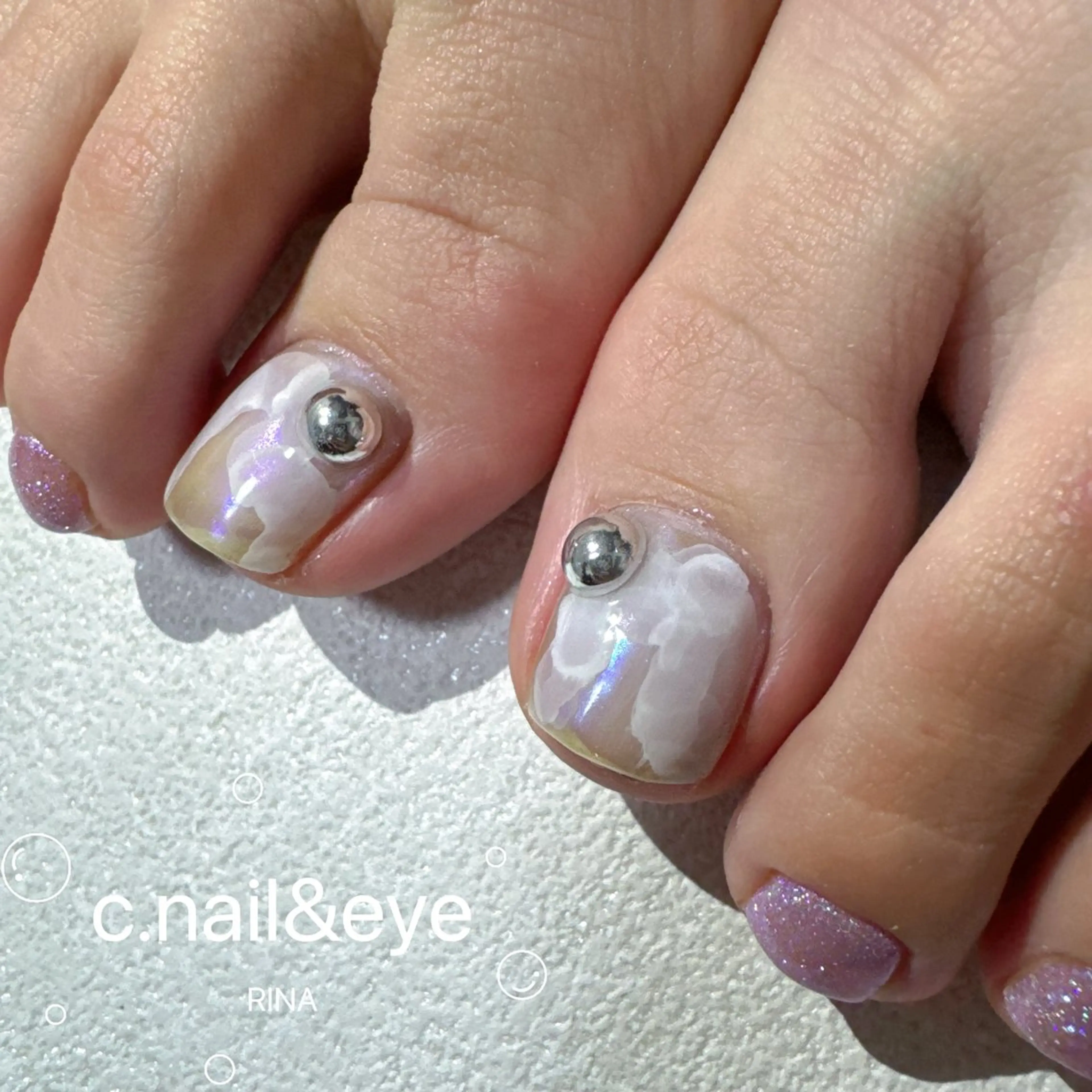 ネイル フットネイル C.Nail&EYE RINAのネイルデザイン
