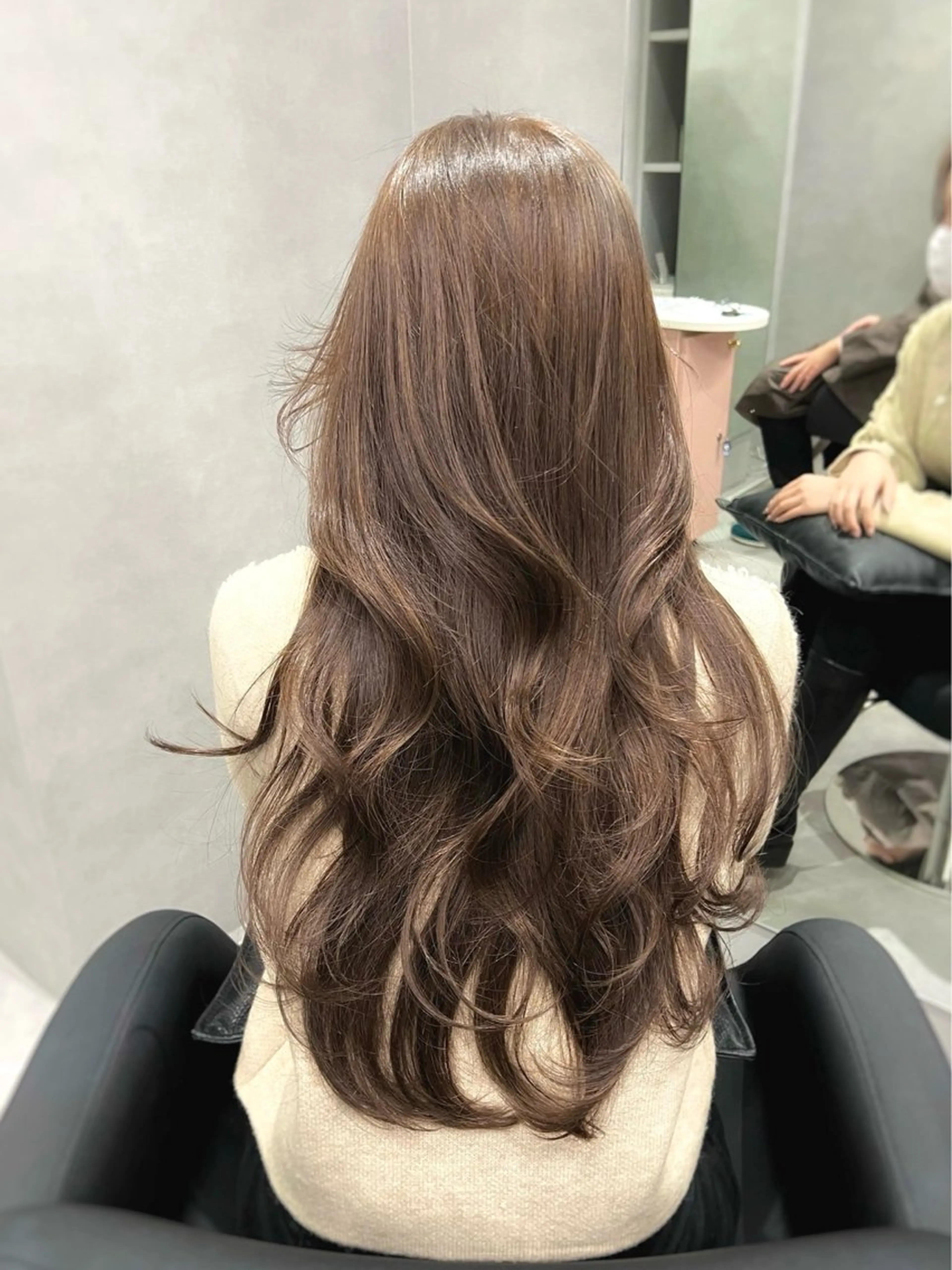 ロング カラー 韓国風スタイル 北田陸斗のヘアスタイル