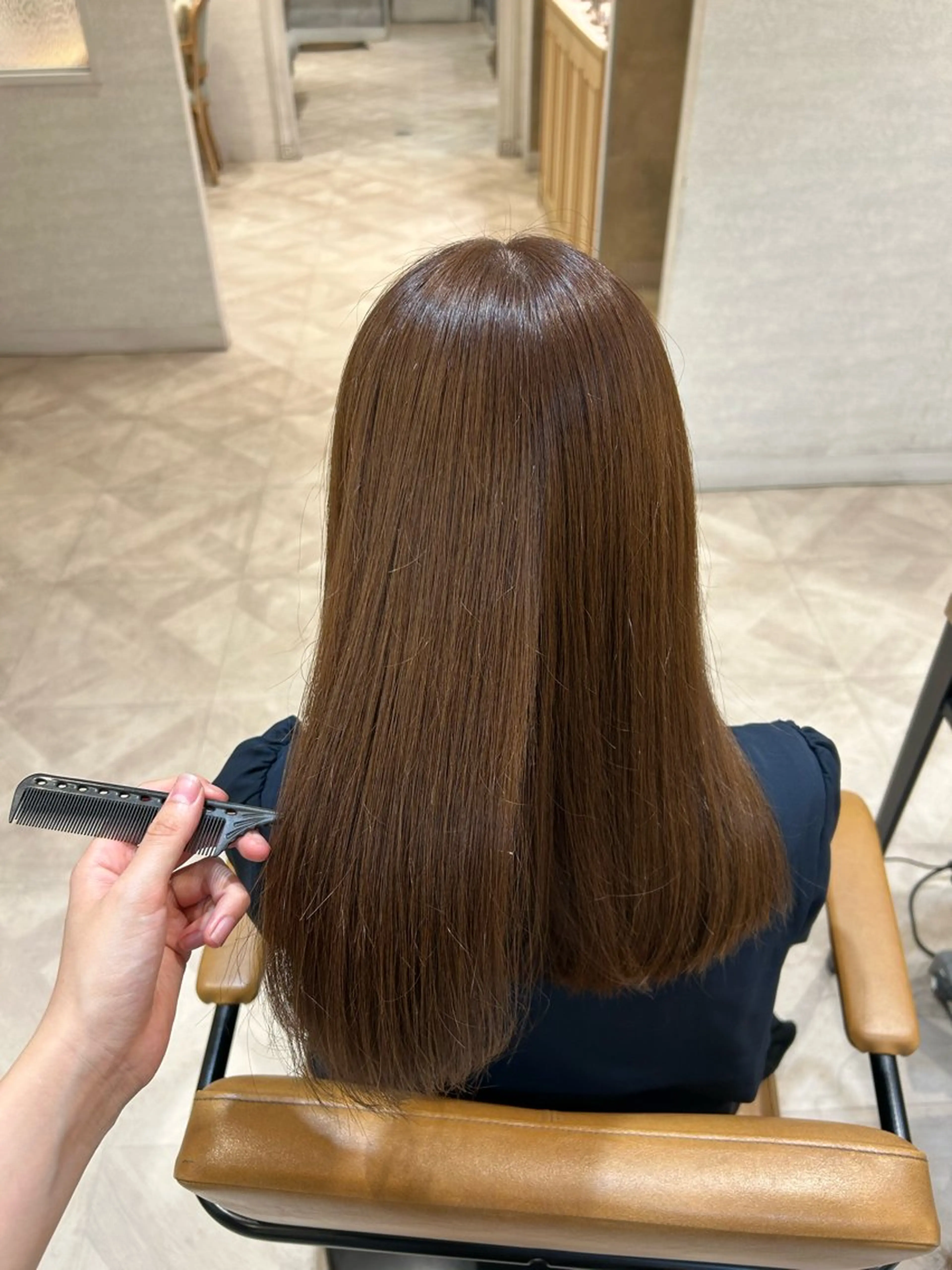 ロング カラー ヘアカラー 小川 ルミナのヘアスタイル