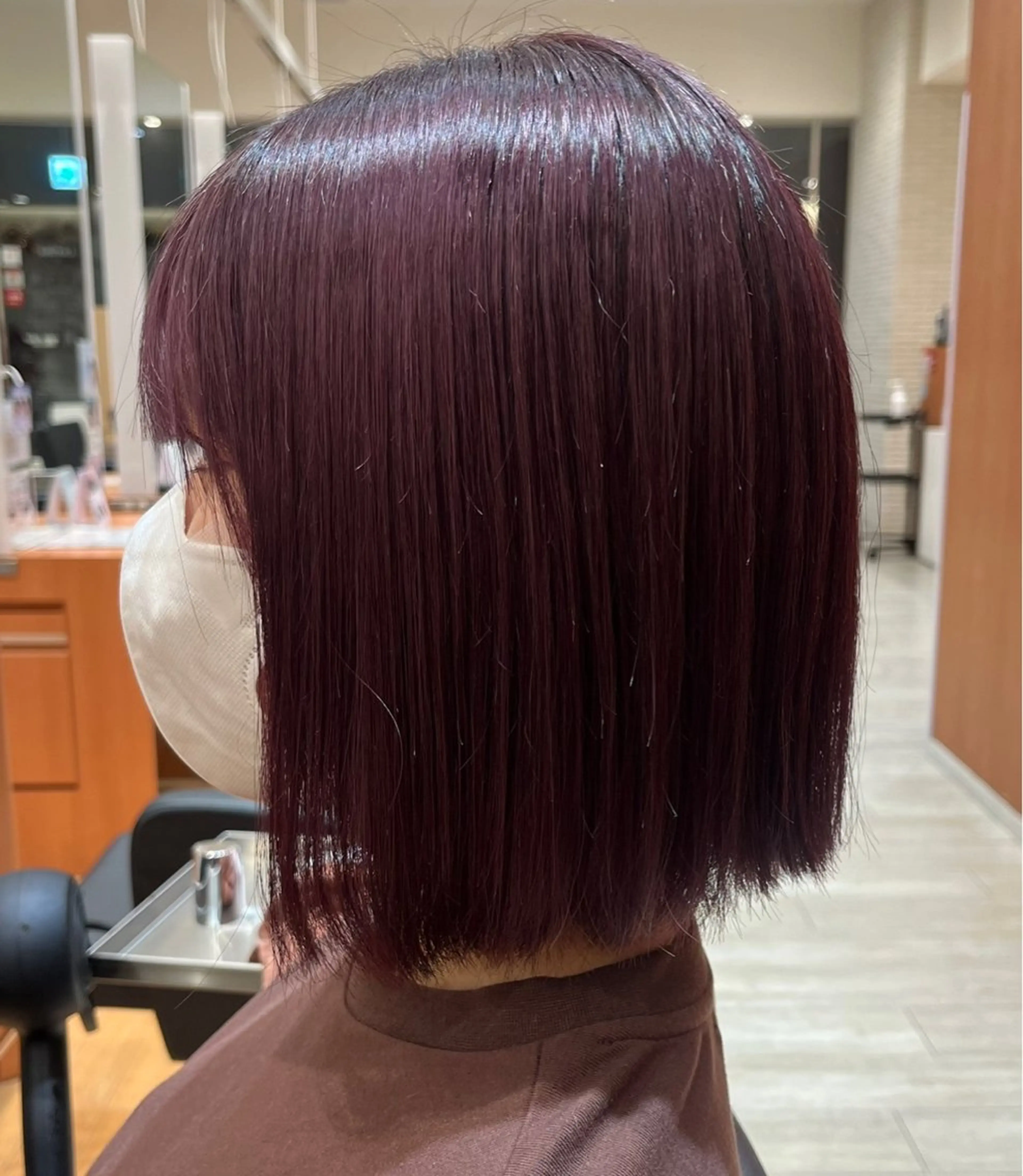 ミディアム 光石 季世のヘアスタイル