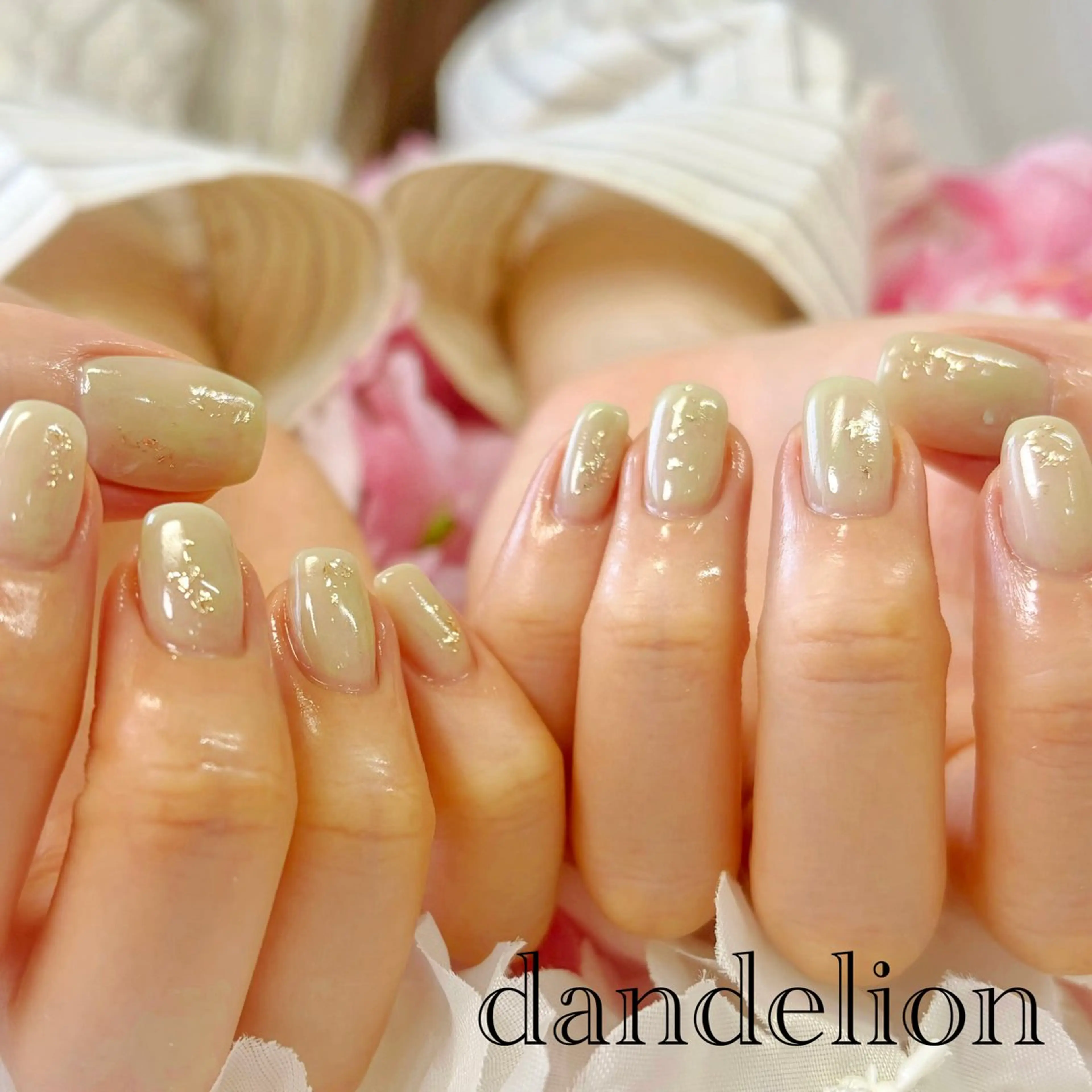 ネイル ハンドネイル ハンドケア dandelion ダンデライオンのネイルデザイン