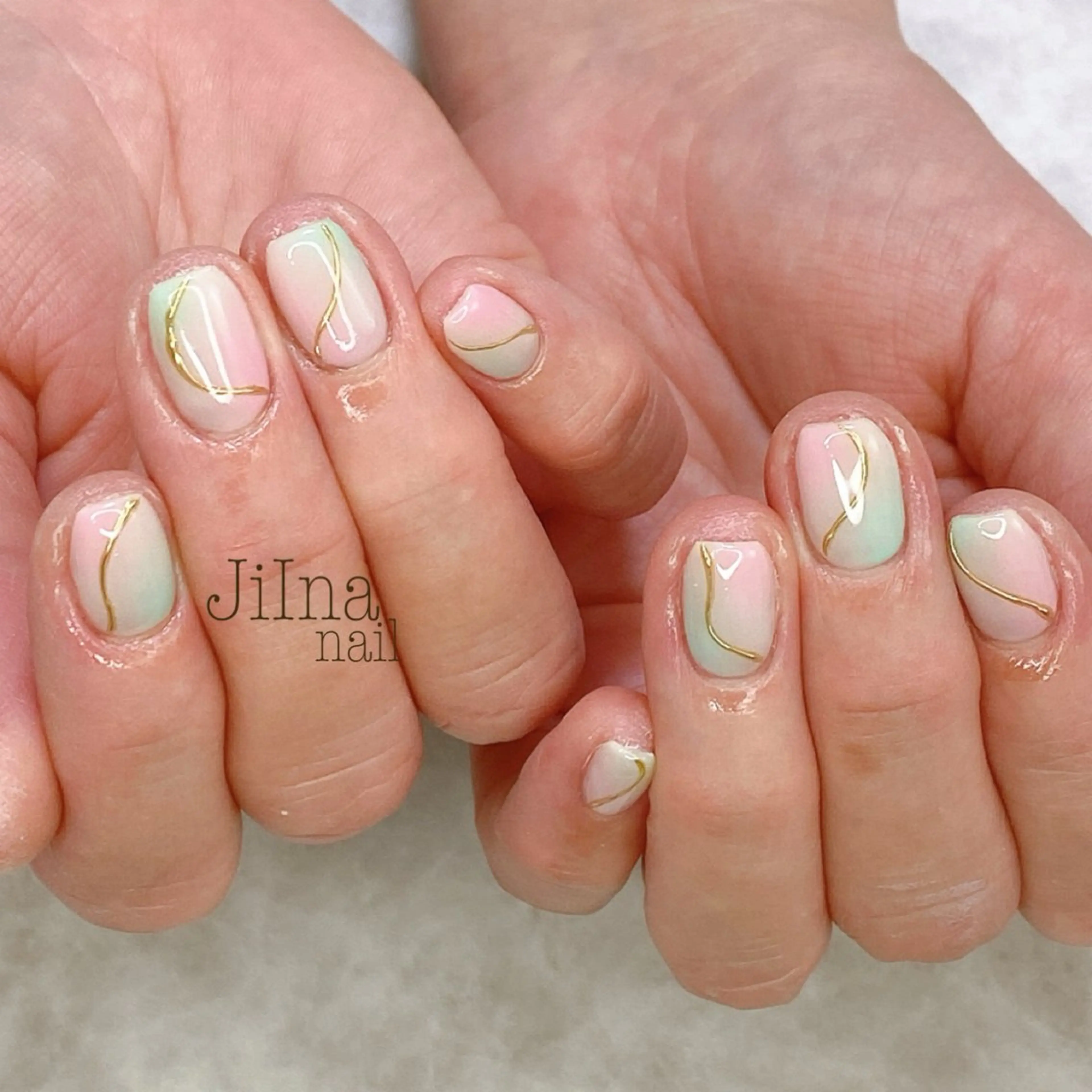 ネイル 持ち込み JiIna nailのネイルデザイン