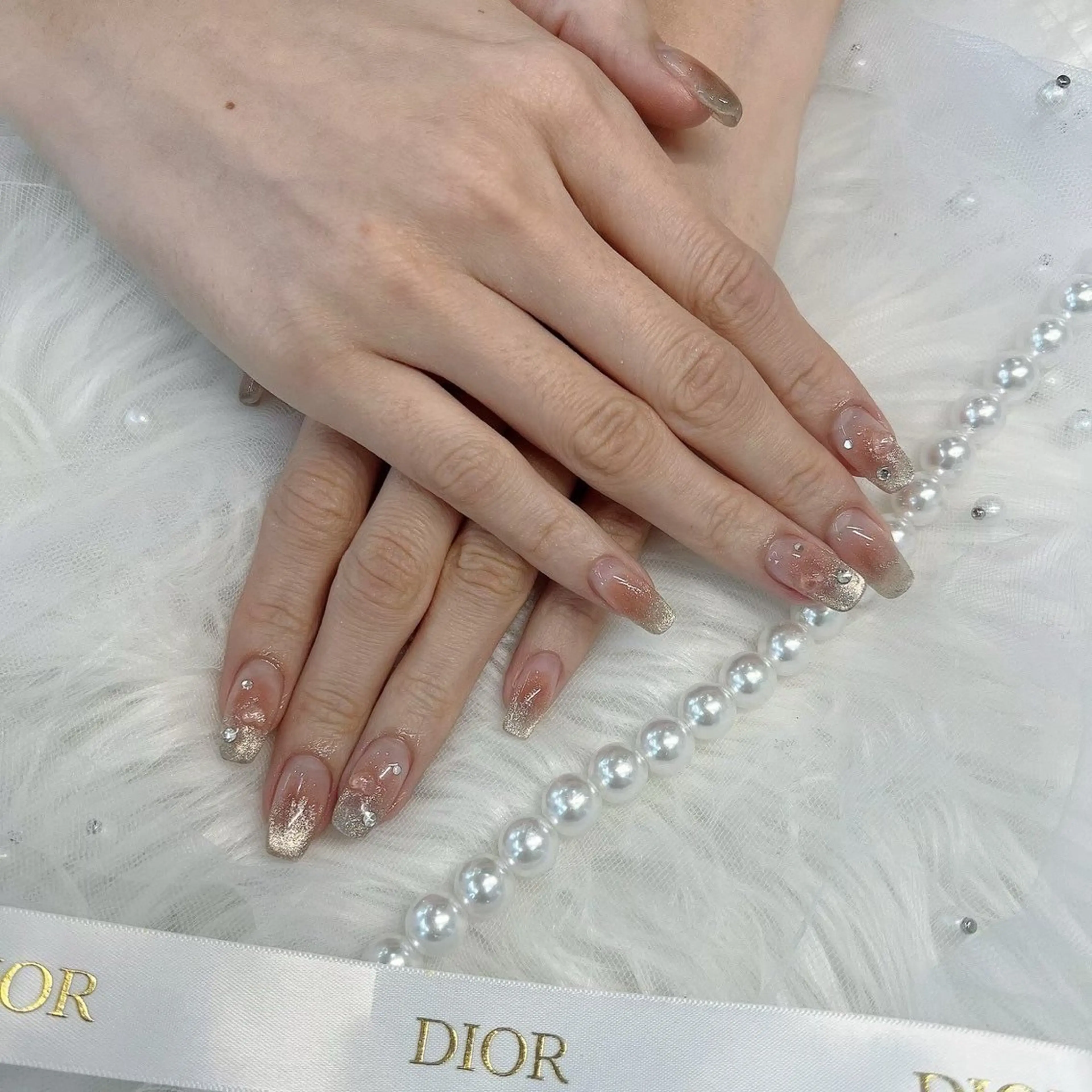 cheek nail🎀新規様オフ無料の写真