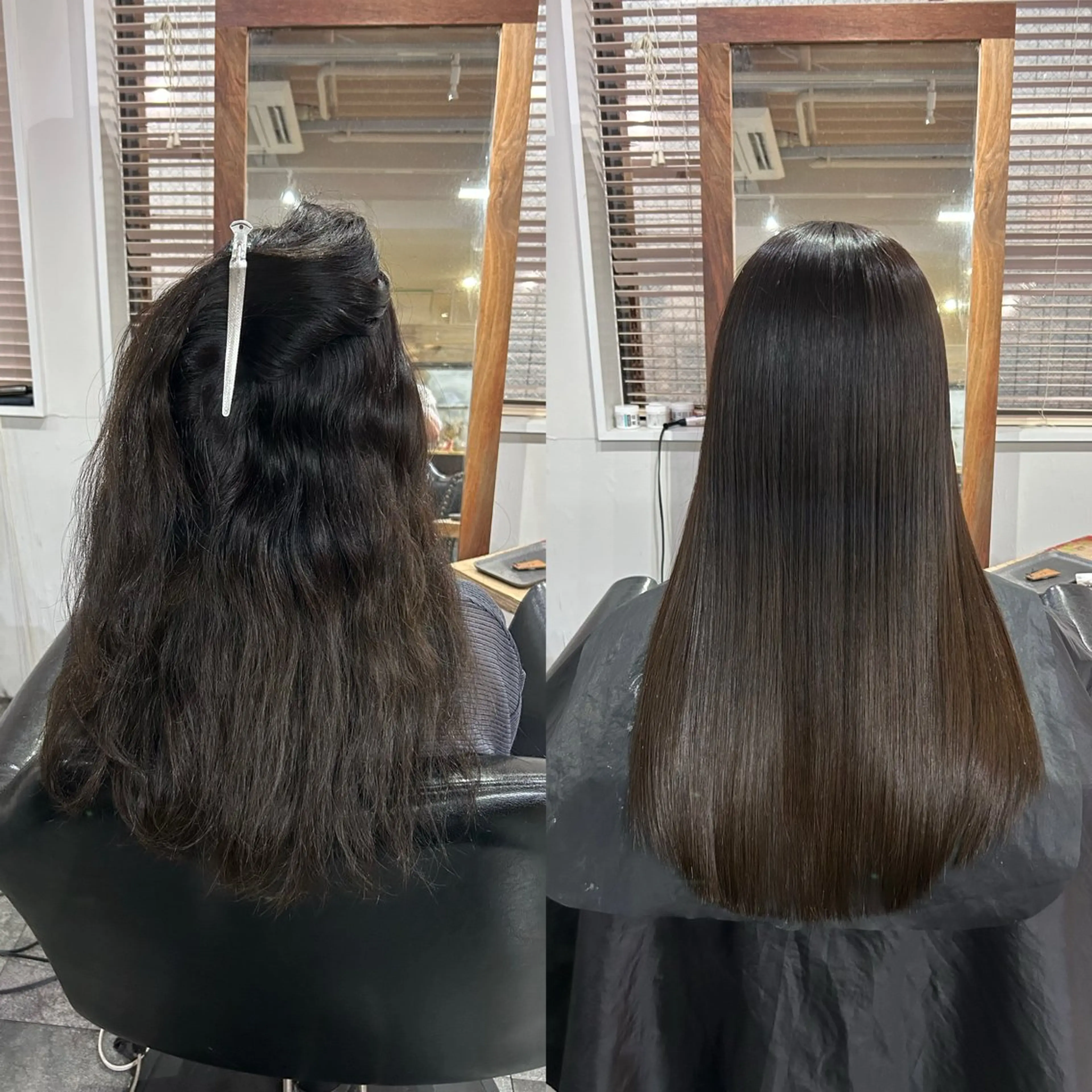 ロング パーマ 縮毛矯正 酸性ストレート ストレートパーマ 👑松山ストレート/ メンズヘア/龍仁👑のヘアスタイル