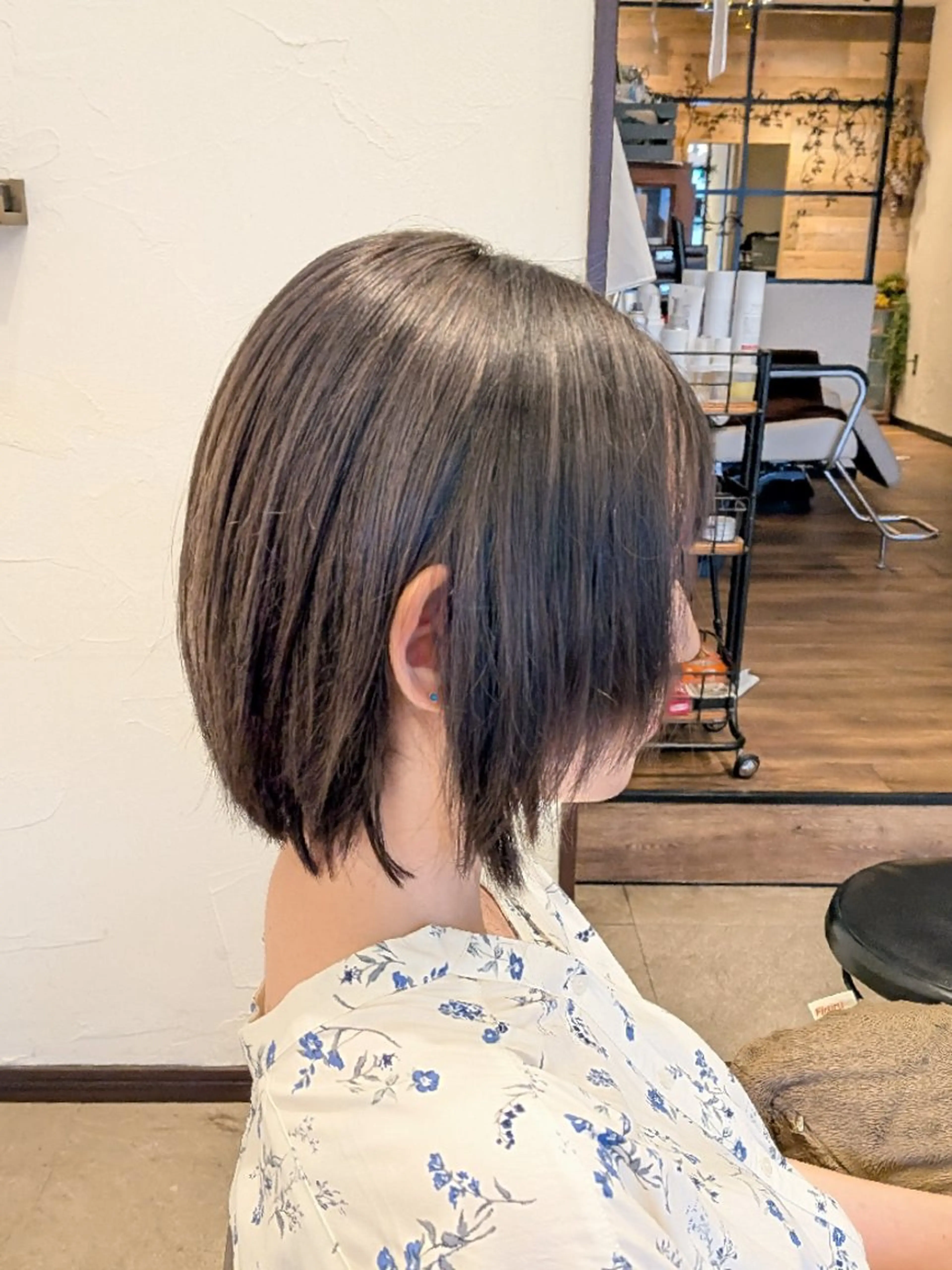 カラー ショート 透明感カラー ハイライトカラー ハイライト カット ヘアカラー 土屋 夕貴のヘアスタイル