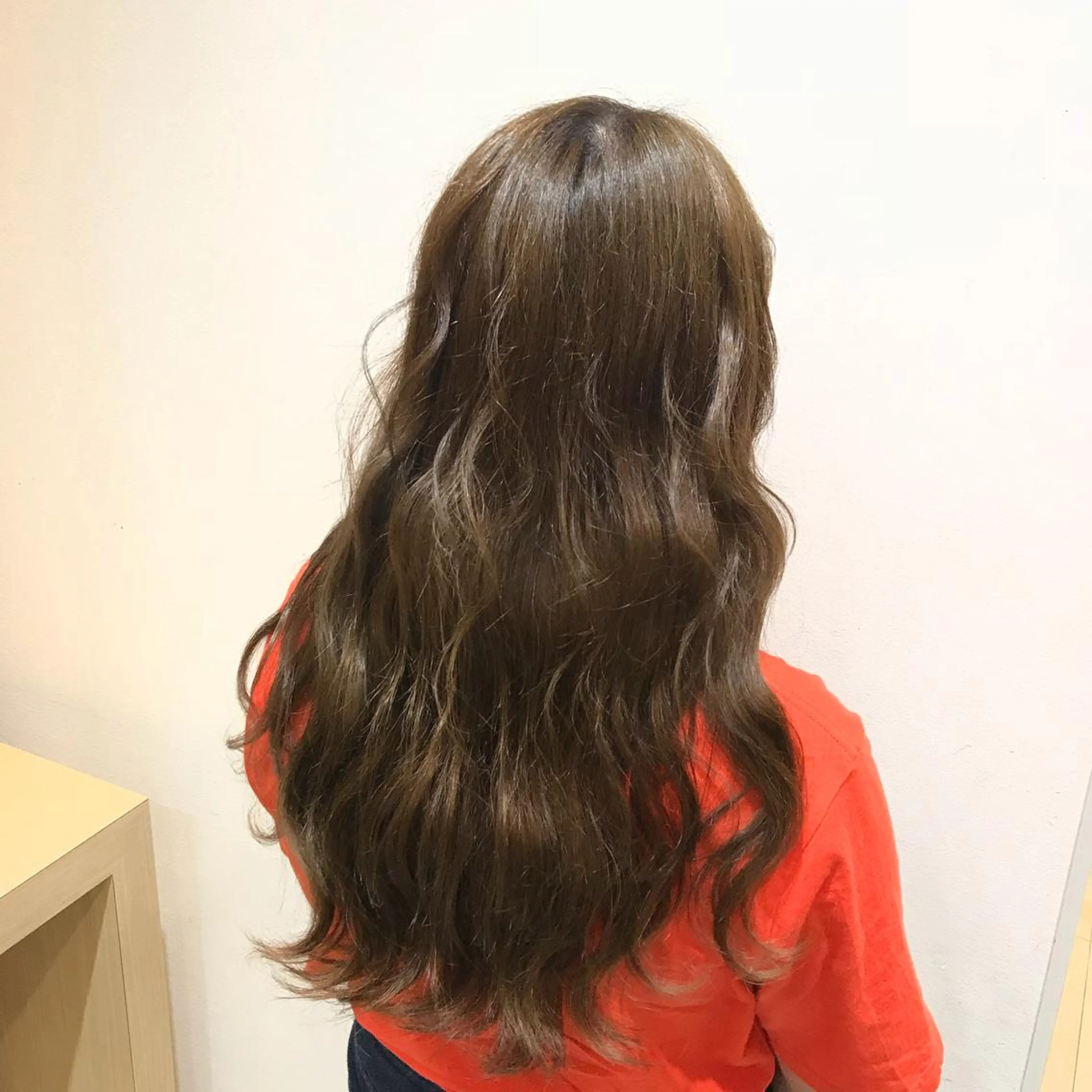 ロング カラー 阿部 響香のヘアスタイル