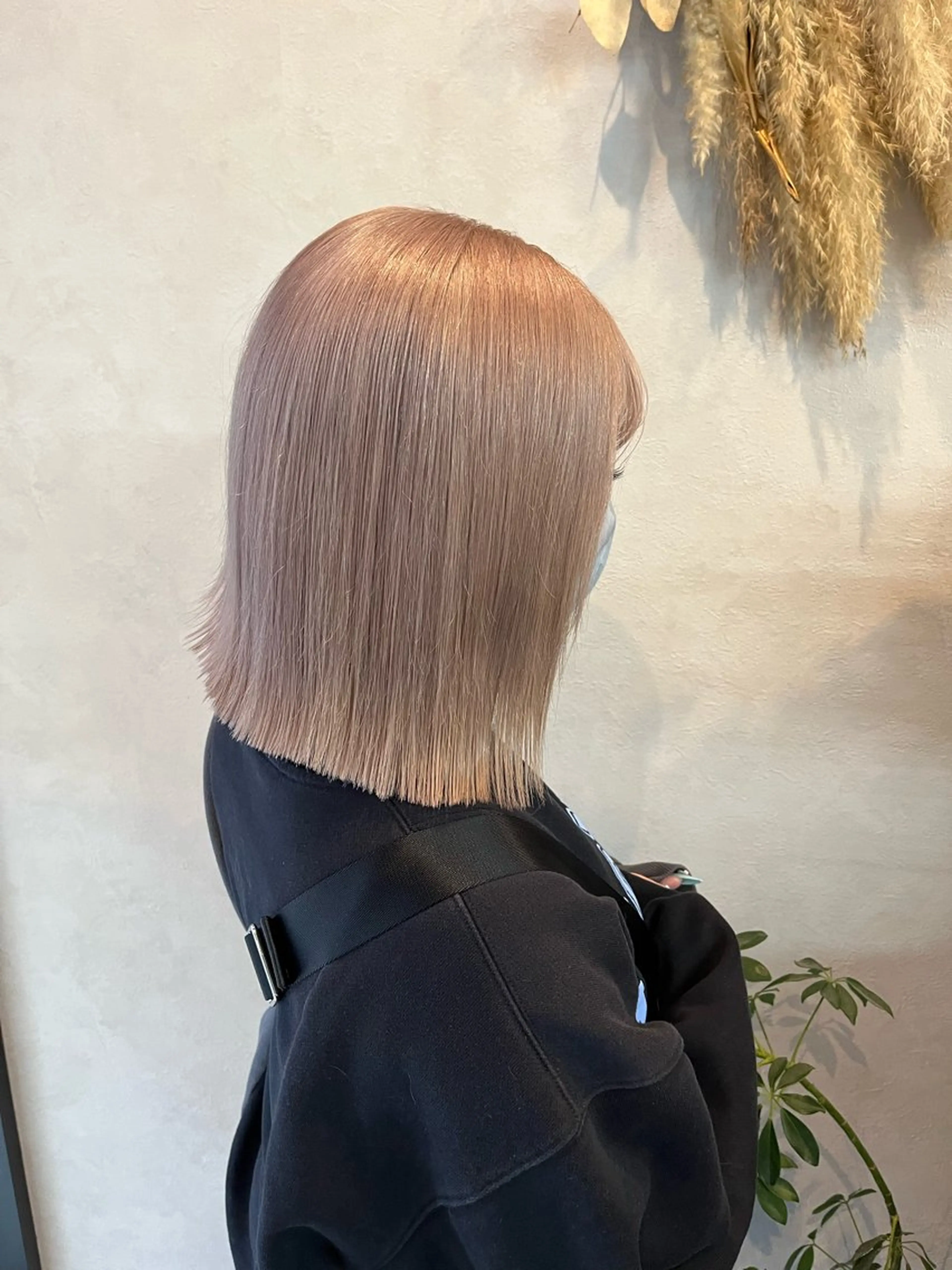 ミディアム ヘアカラー 前田 美里のヘアスタイル