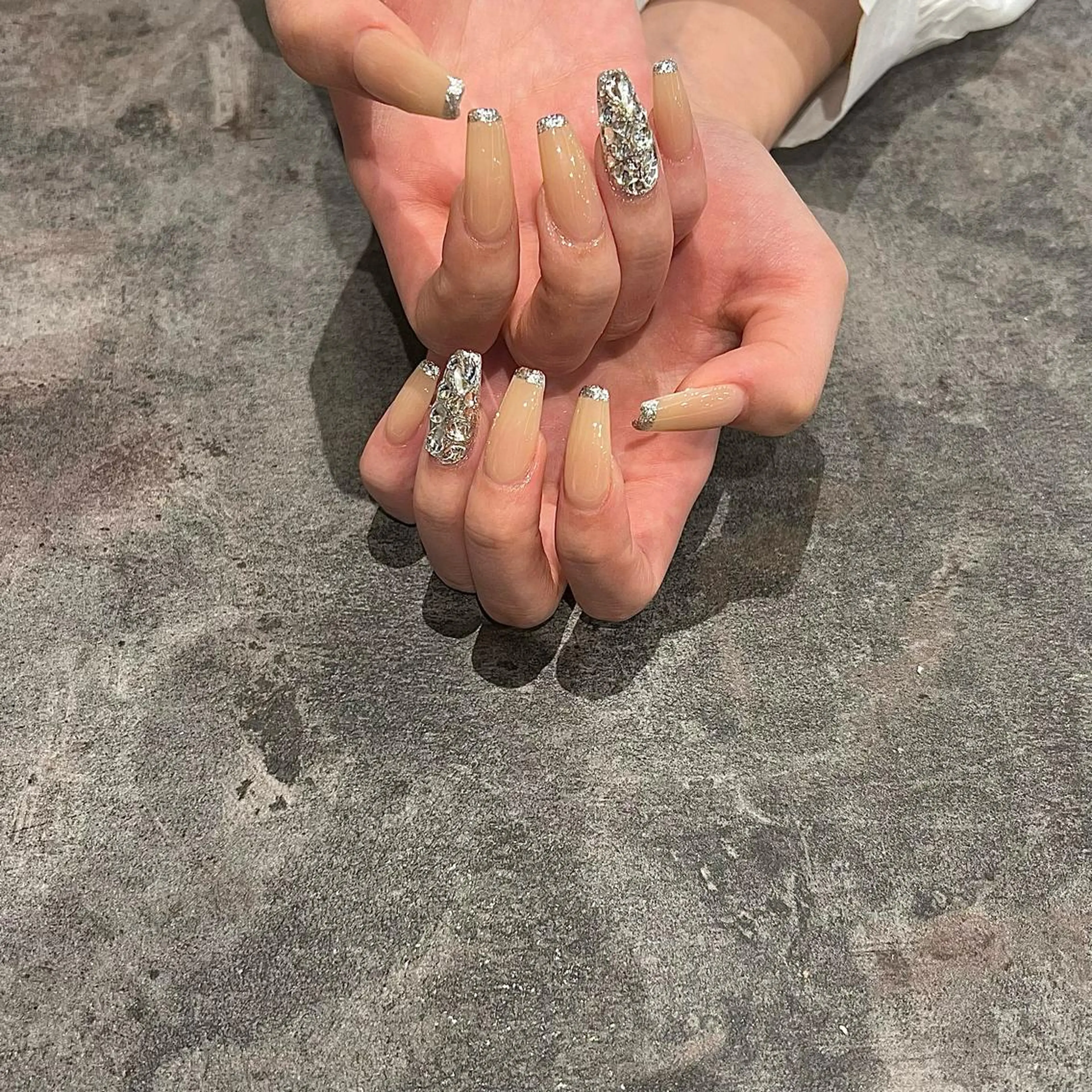 ネイル ロングネイル ハンドネイル 鶴田୨ৎmaison de NALIのネイルデザイン