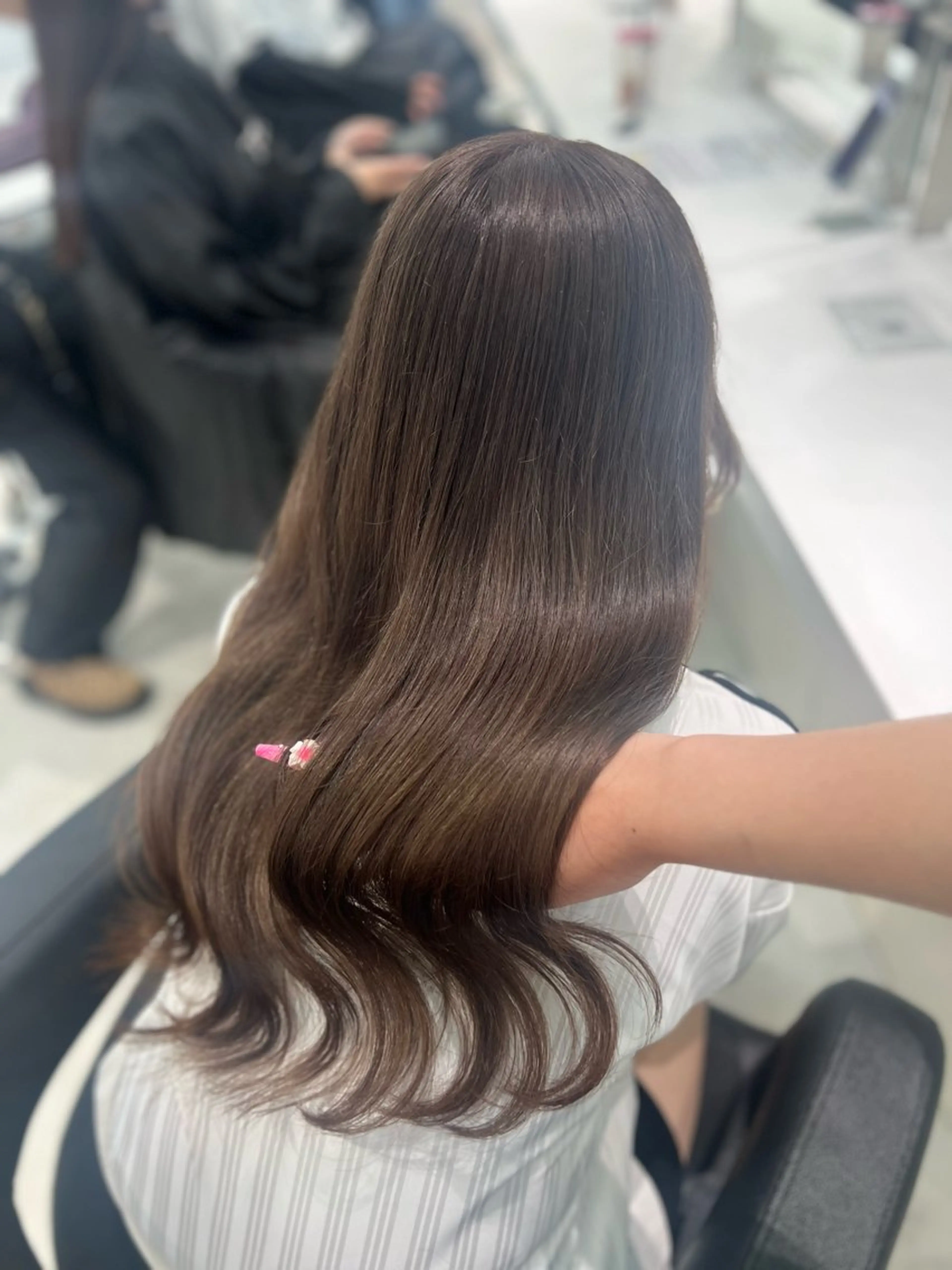 セミロング ブリーチなし暖色特化 ❤️kanata❤️のヘアスタイル