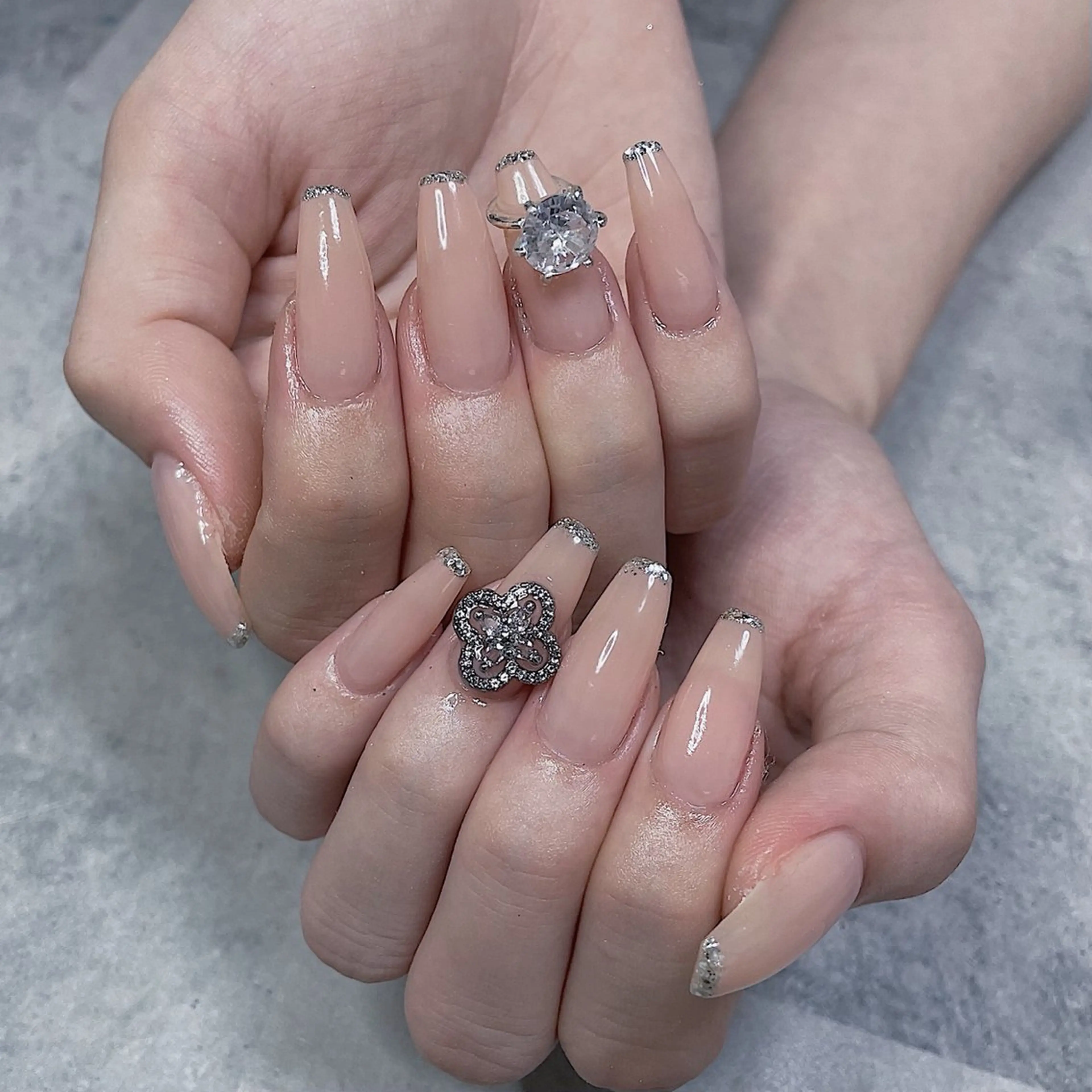 ネイル ラメ(グリッター) ハンドネイル SYU'NAIL /YUKIのネイルデザイン
