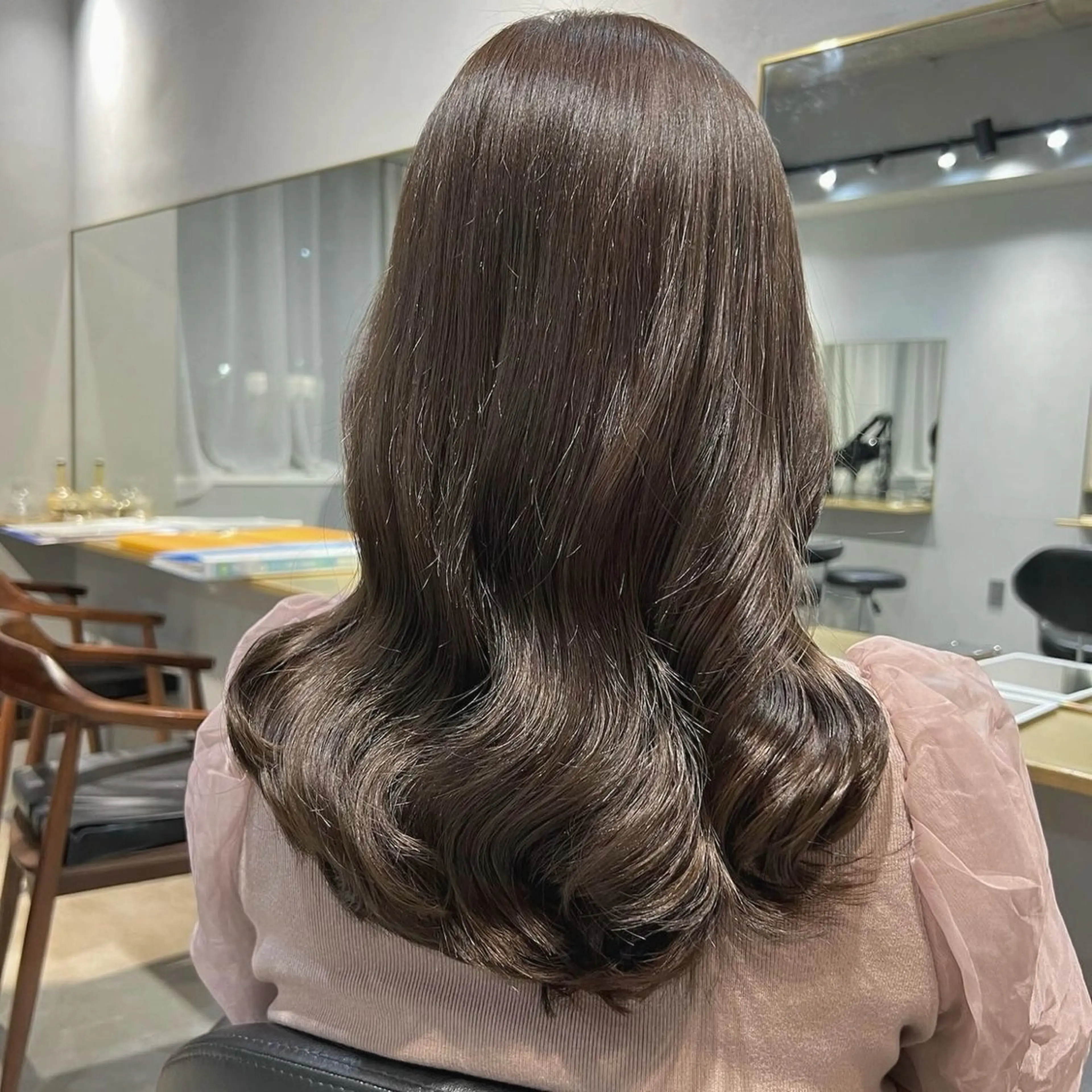 ロング カラー カット ヘアカラー トリートメント akane/ボブ /ブラウンベージュのヘアスタイル