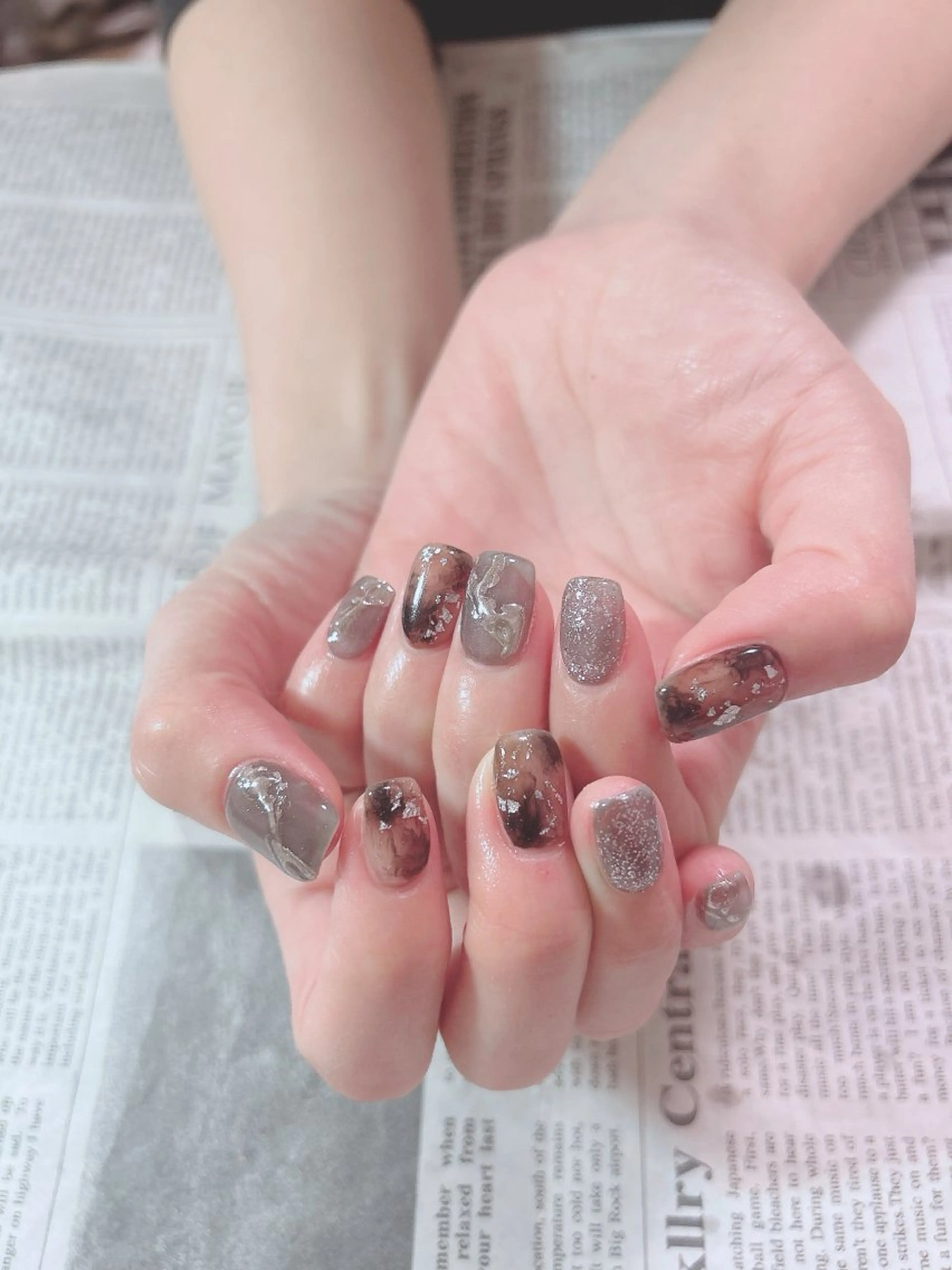 ネイル ハンドネイル ハンドケア 森山 舞のネイルデザイン