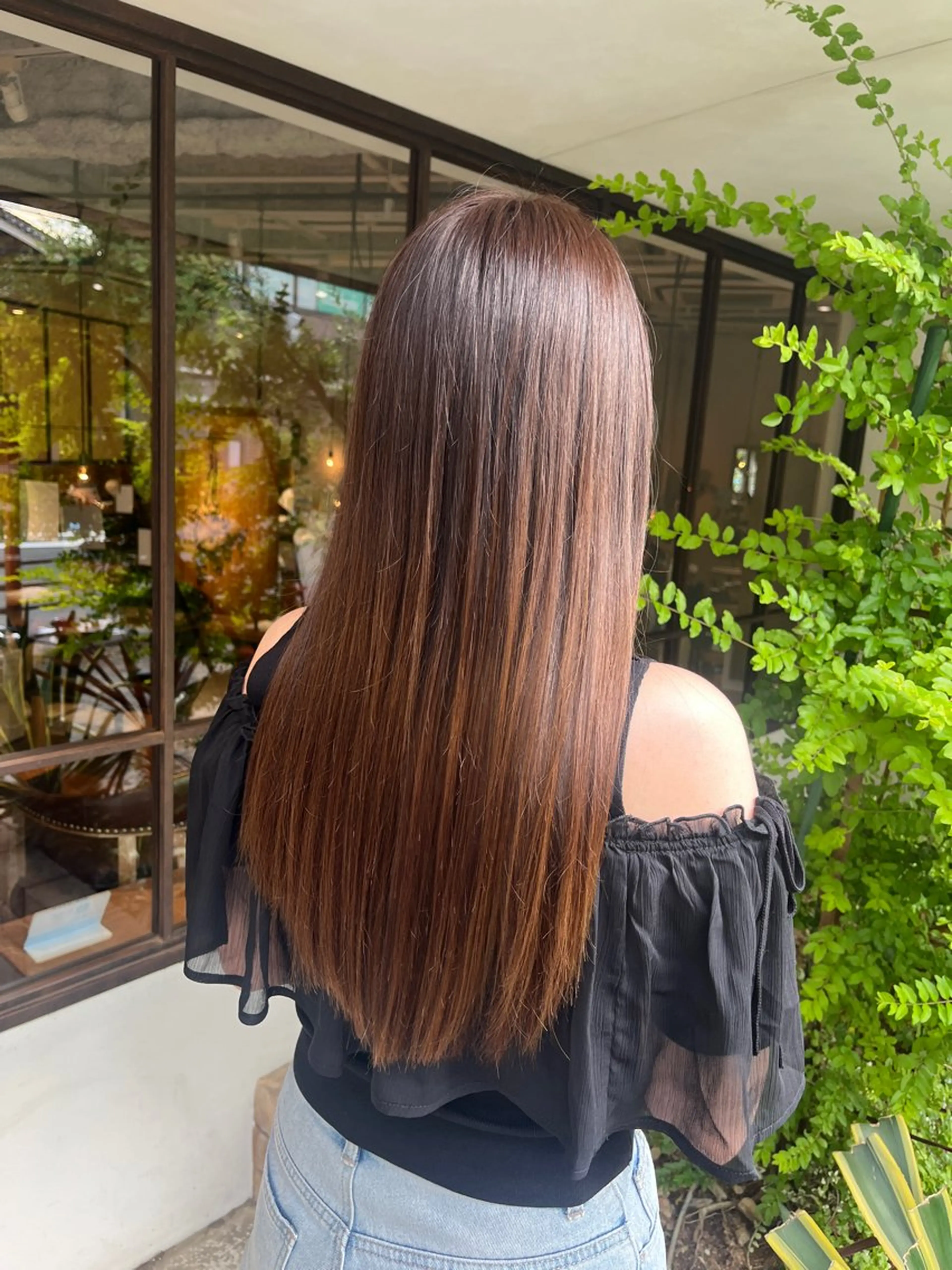 ロング カラー ヘアカラー 韓国好き🇰🇷 美容師MIKUのヘアスタイル