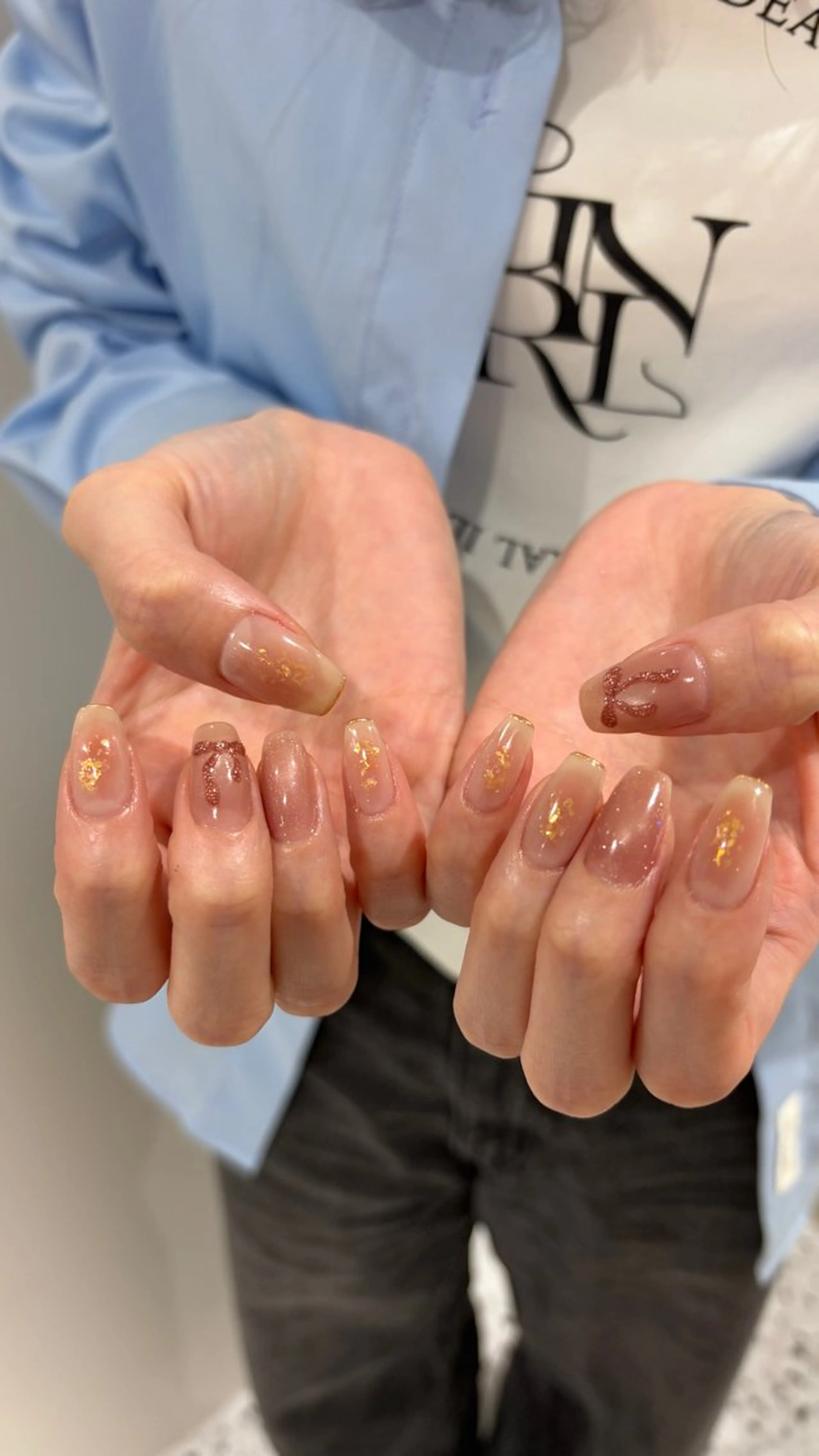 ネイル ハンドネイル 新宿ニュアンスネイル makotoのネイルデザイン