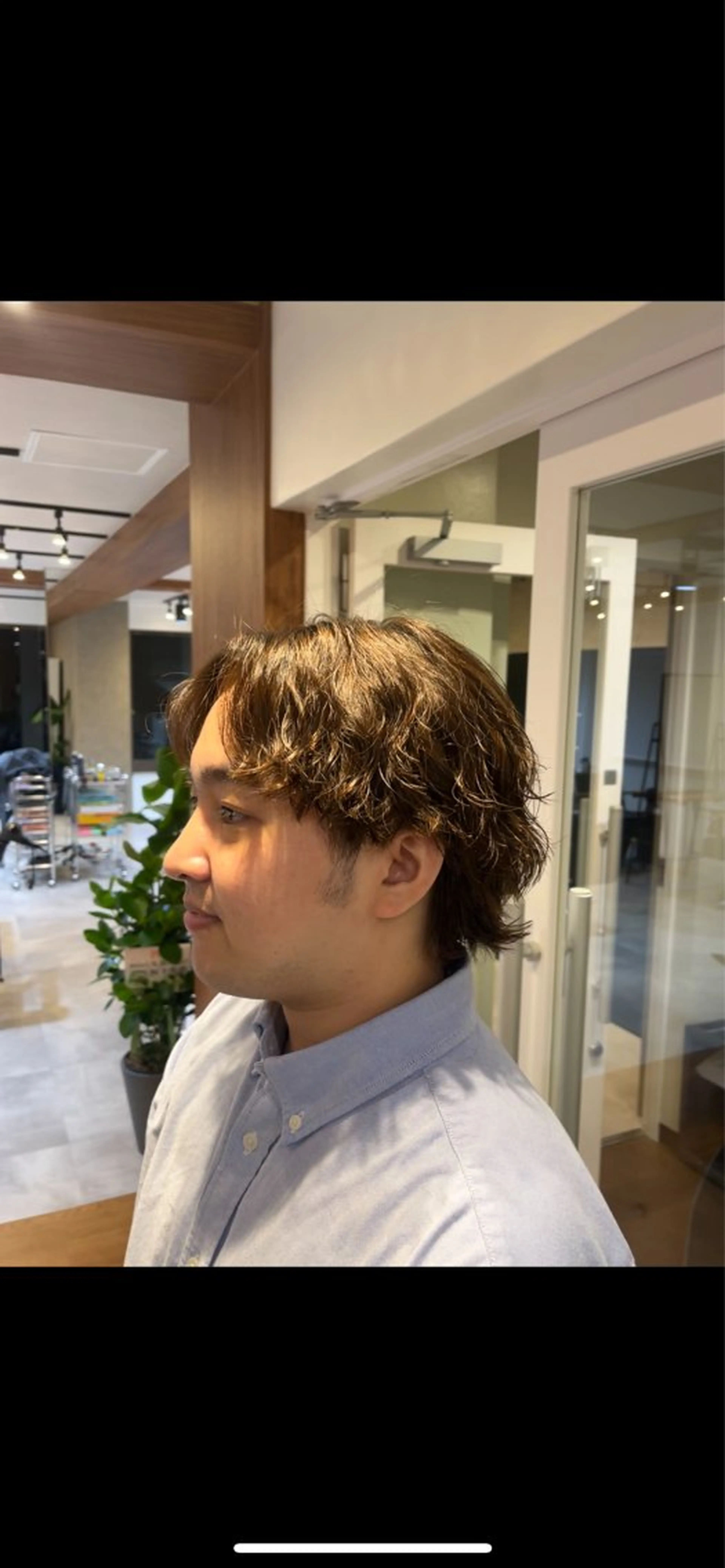 ショート パーマ メンズ カット パーマ elima横浜西口所属・fifth/シン🌿 透明感カラー/パーマのヘアスタイル