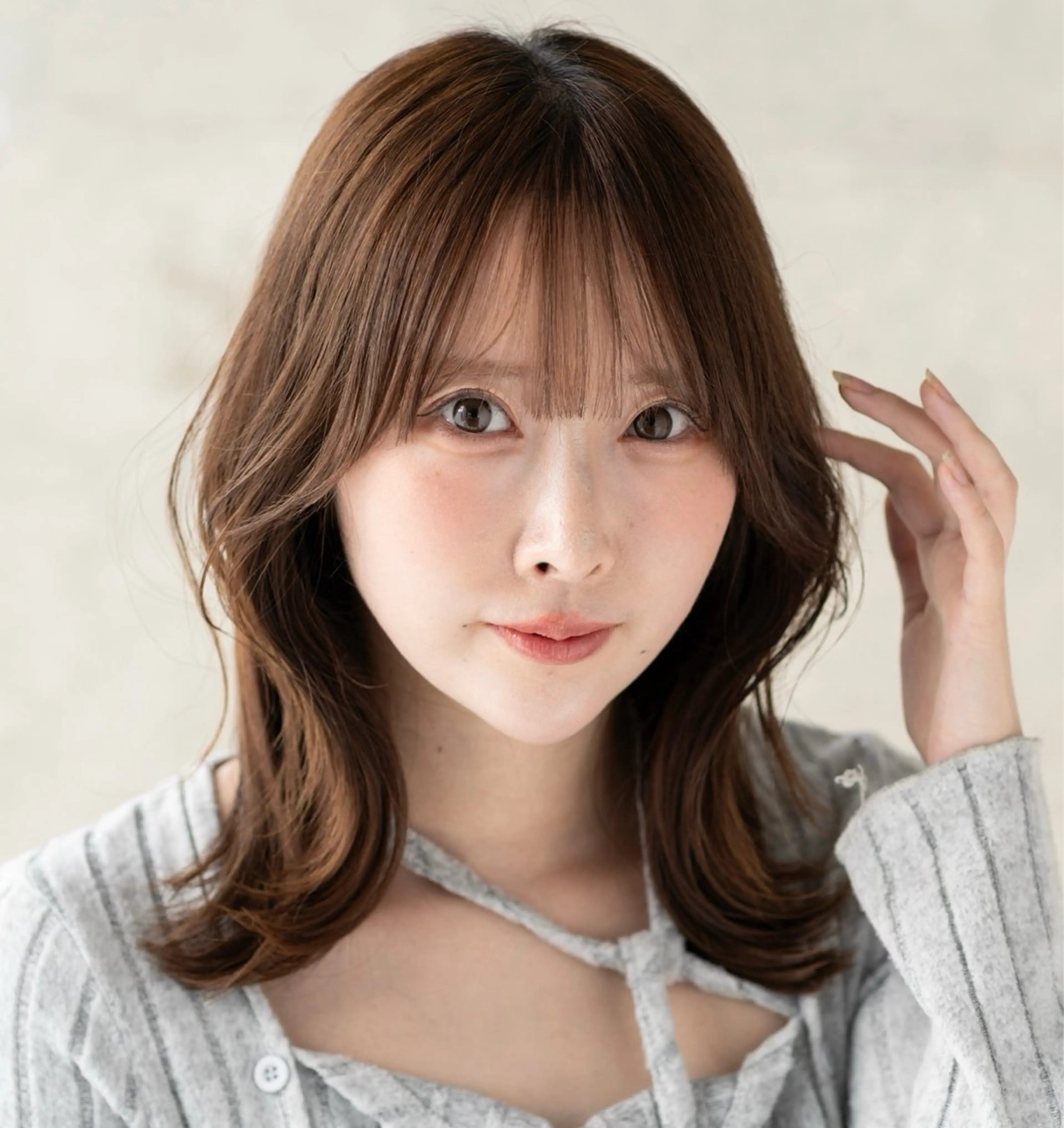 ミディアム カット トリートメント 黄金比の似合わせ /吉祥寺 /kokiのヘアスタイル