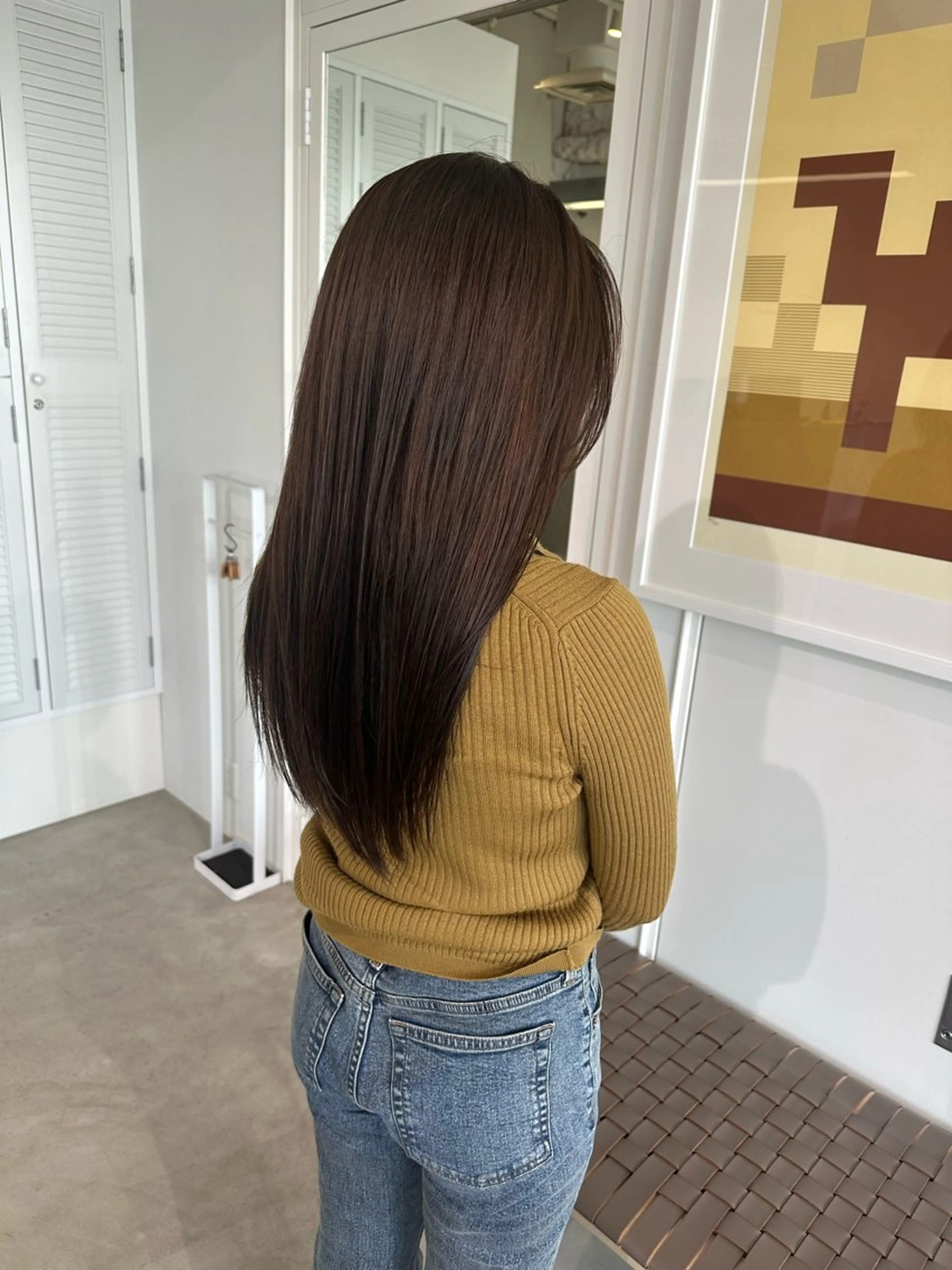 ロング ロングレイヤー レイヤーカット ロング トリートメント 和田 あおいのヘアスタイル