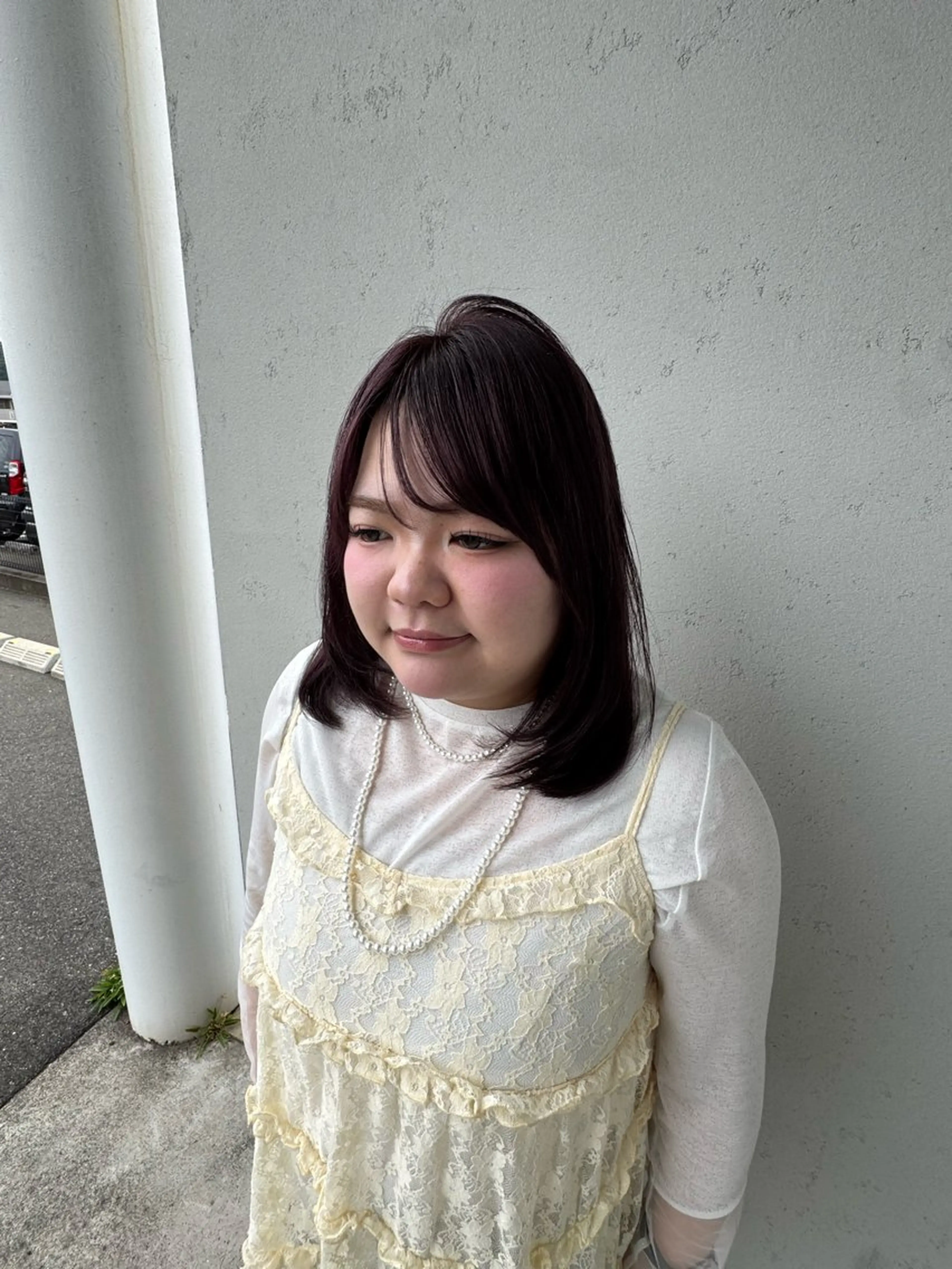 ミディアム レイヤーカット 玉井 楓果のヘアスタイル