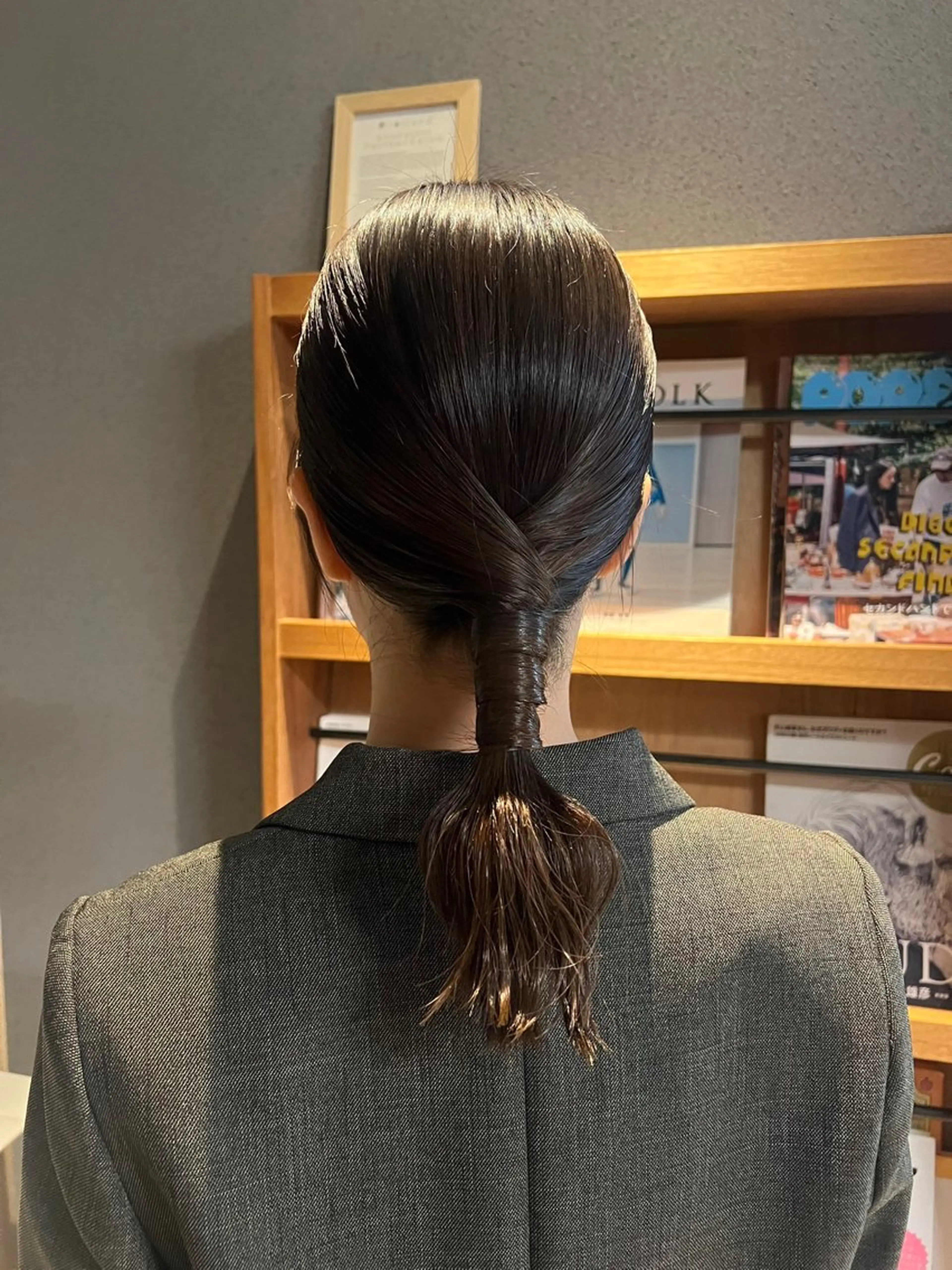 ヘアアレンジ ポニーテール 結婚式・ブライダル cocoro /レイヤーカットのヘアスタイル