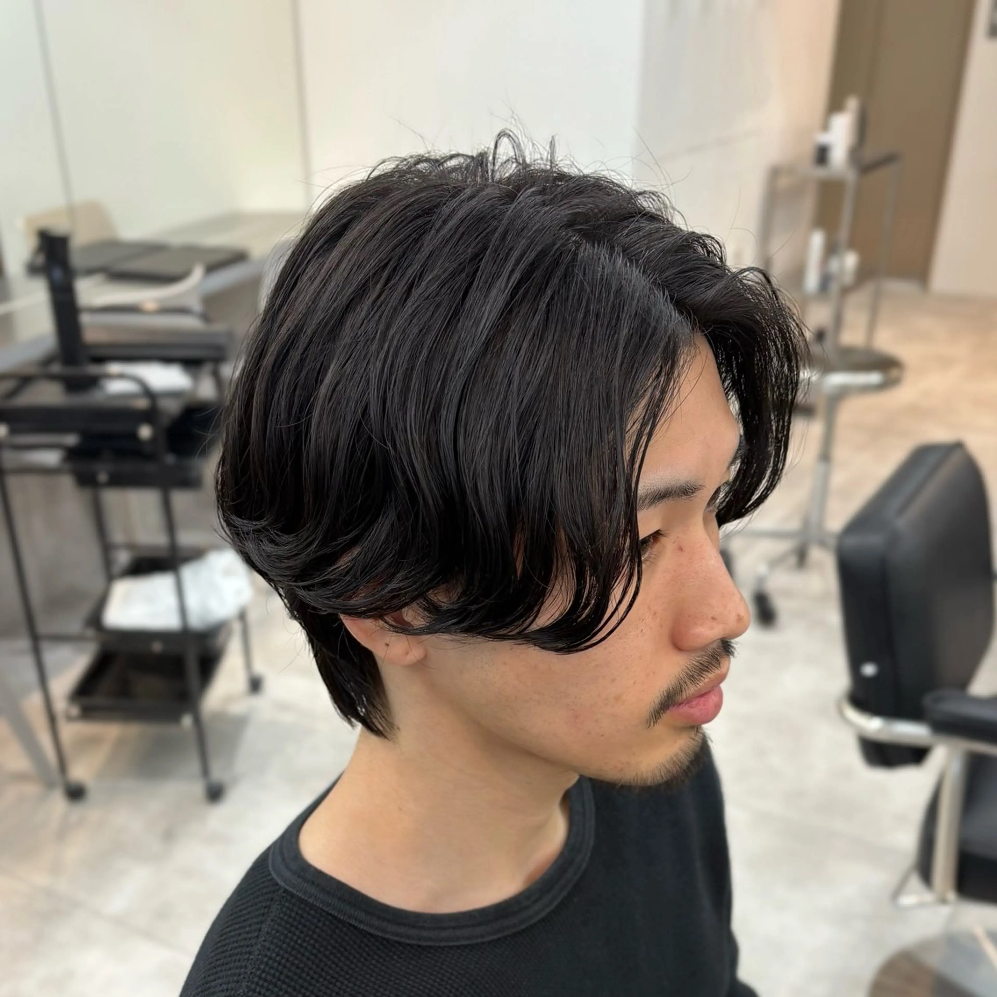 【新規限定オープン記念価格✨】メンズカット+毛流れパーマの写真