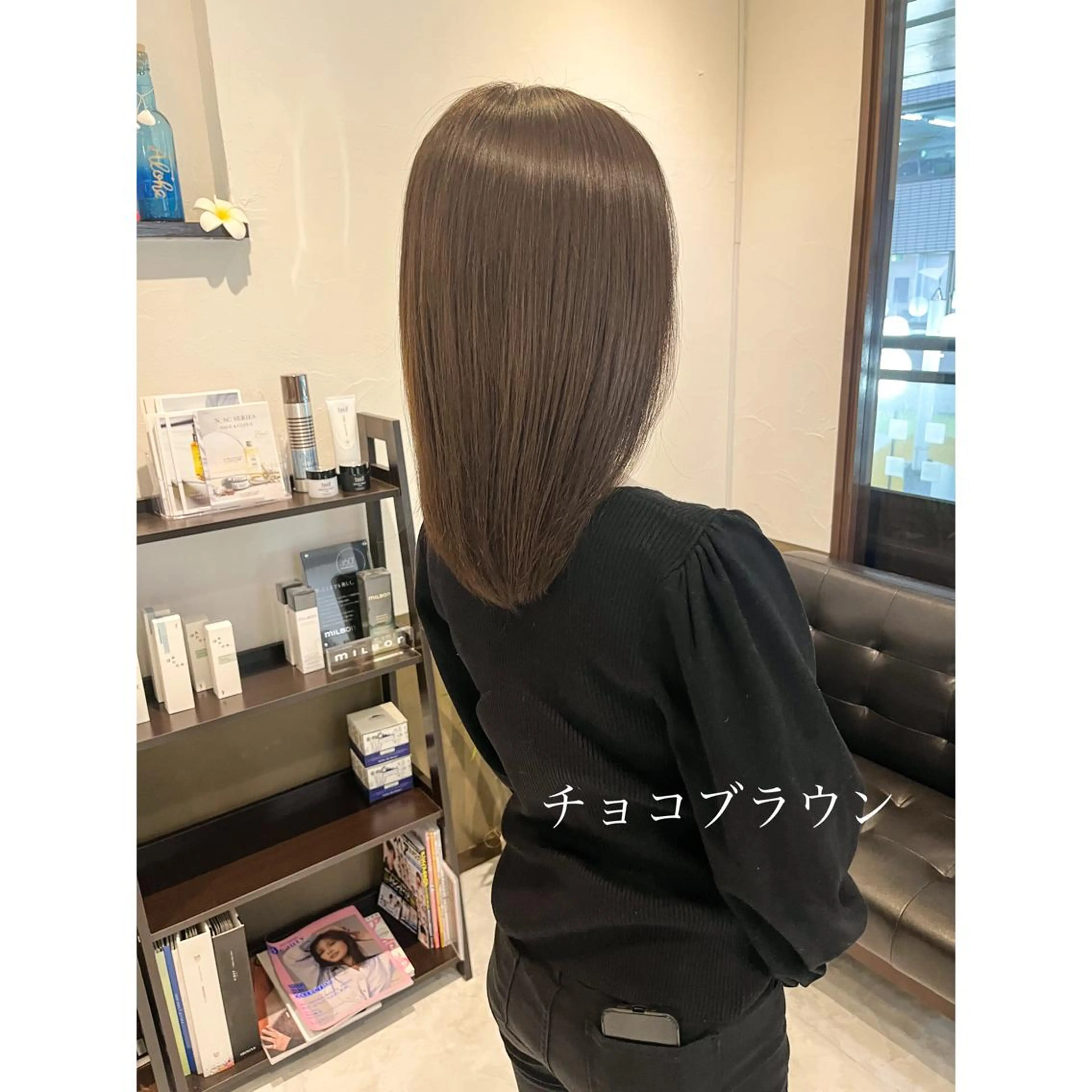 ミディアム カラー 坂井田 浩樹のヘアスタイル