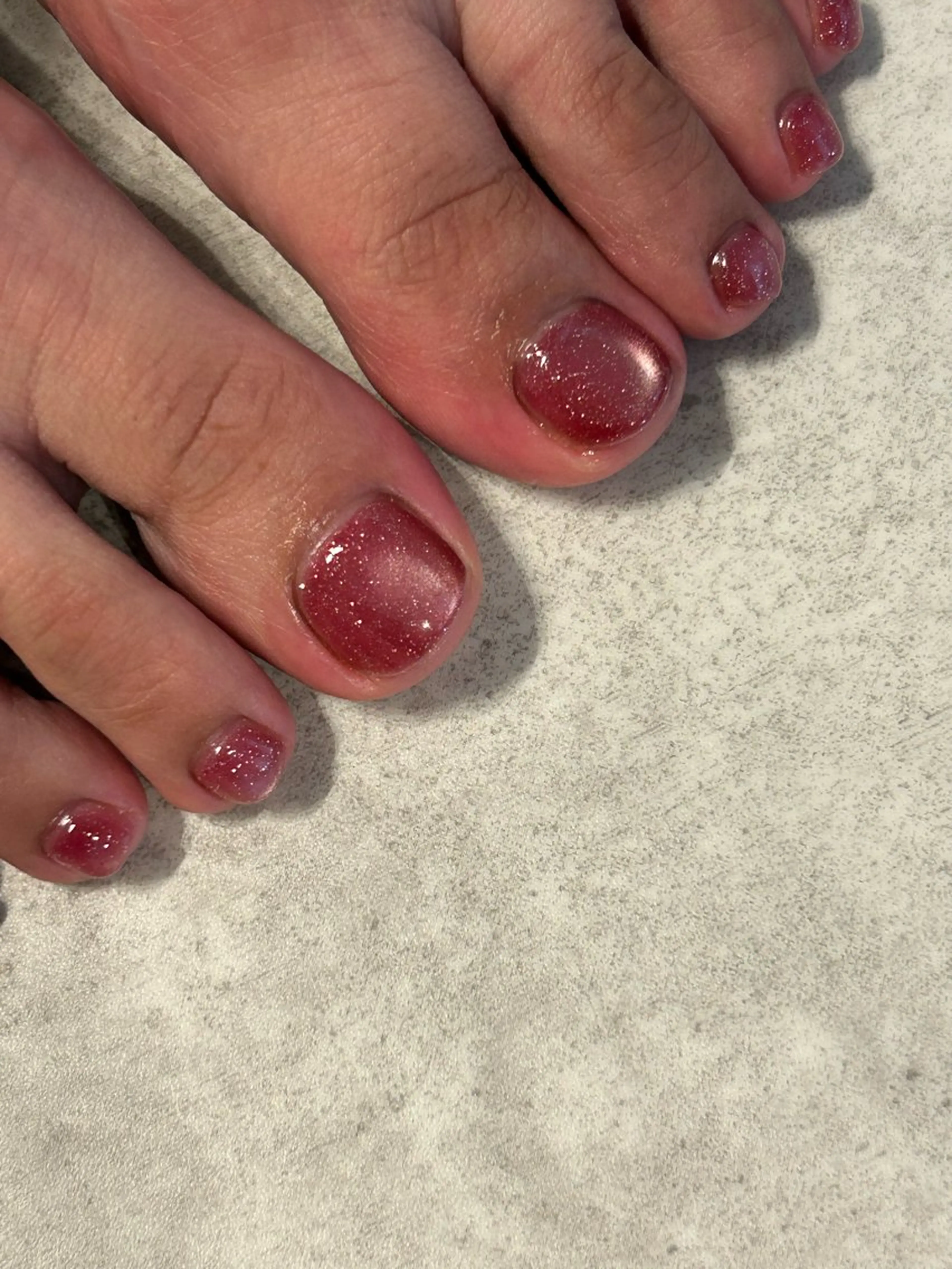 フット ワンカラーの写真