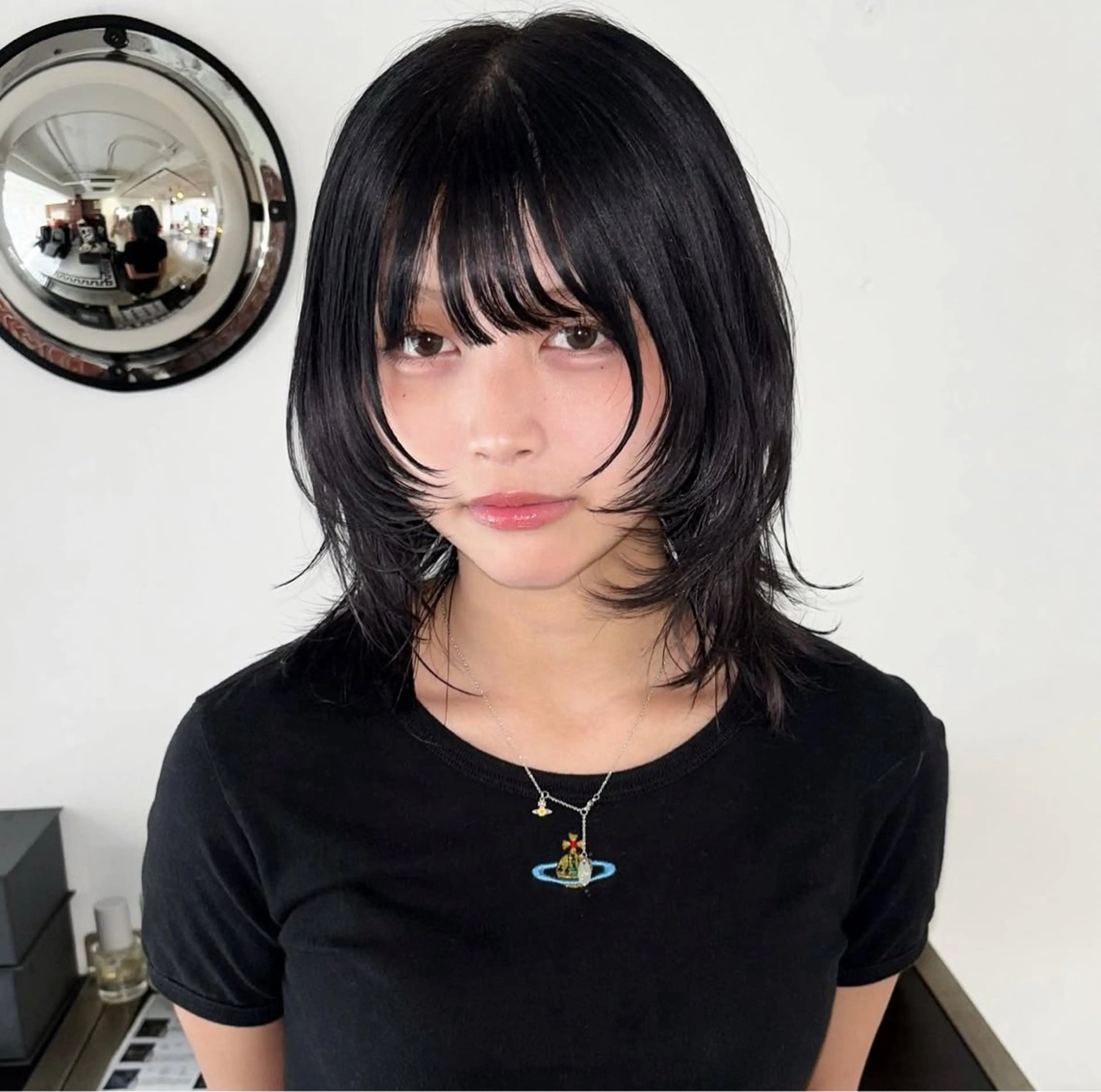 ミディアム Rena✴︎トレンド ×スタンダードMIXのヘアスタイル