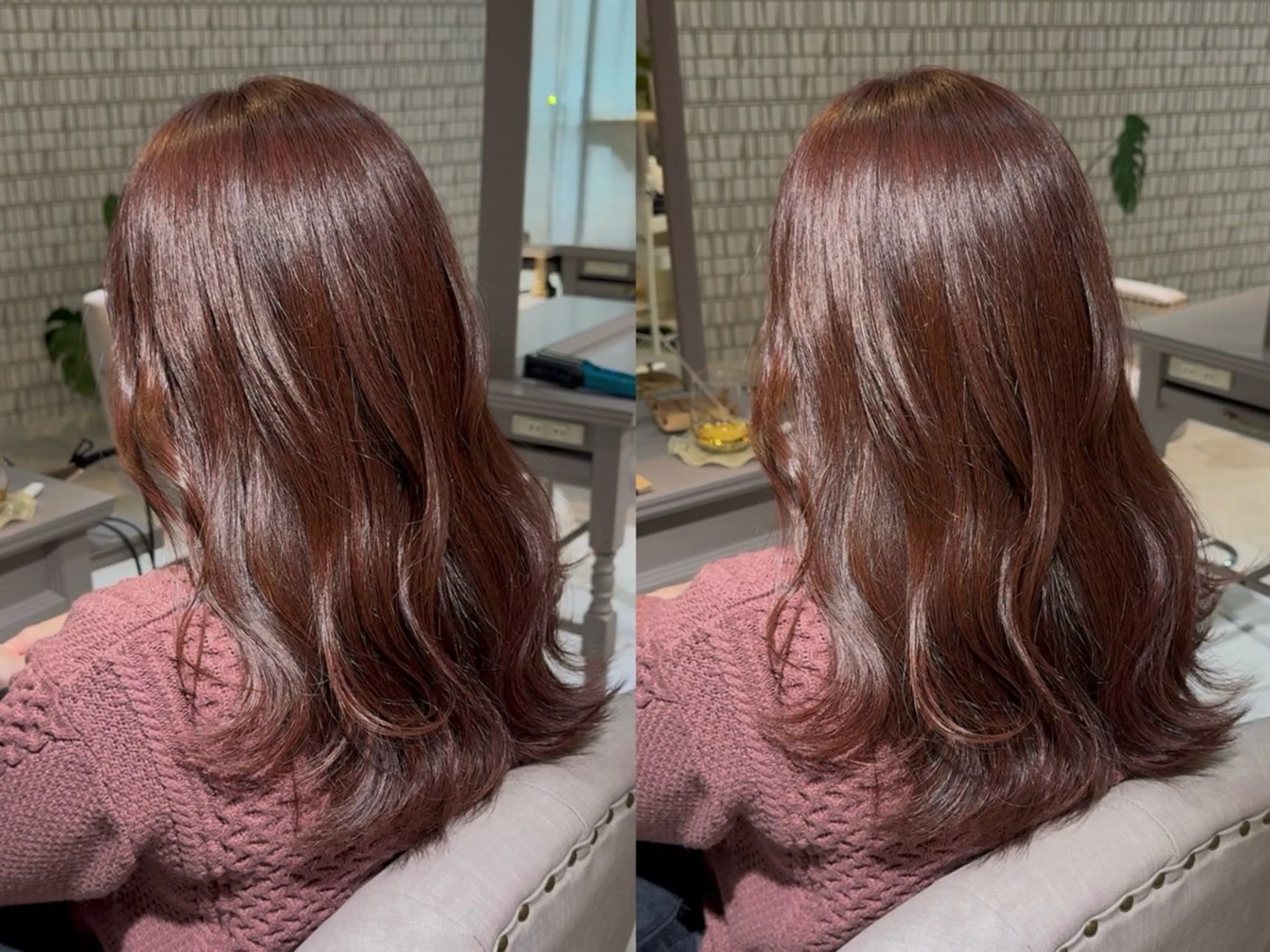 セミロング 北千住 髪質改善 カナのヘアスタイル