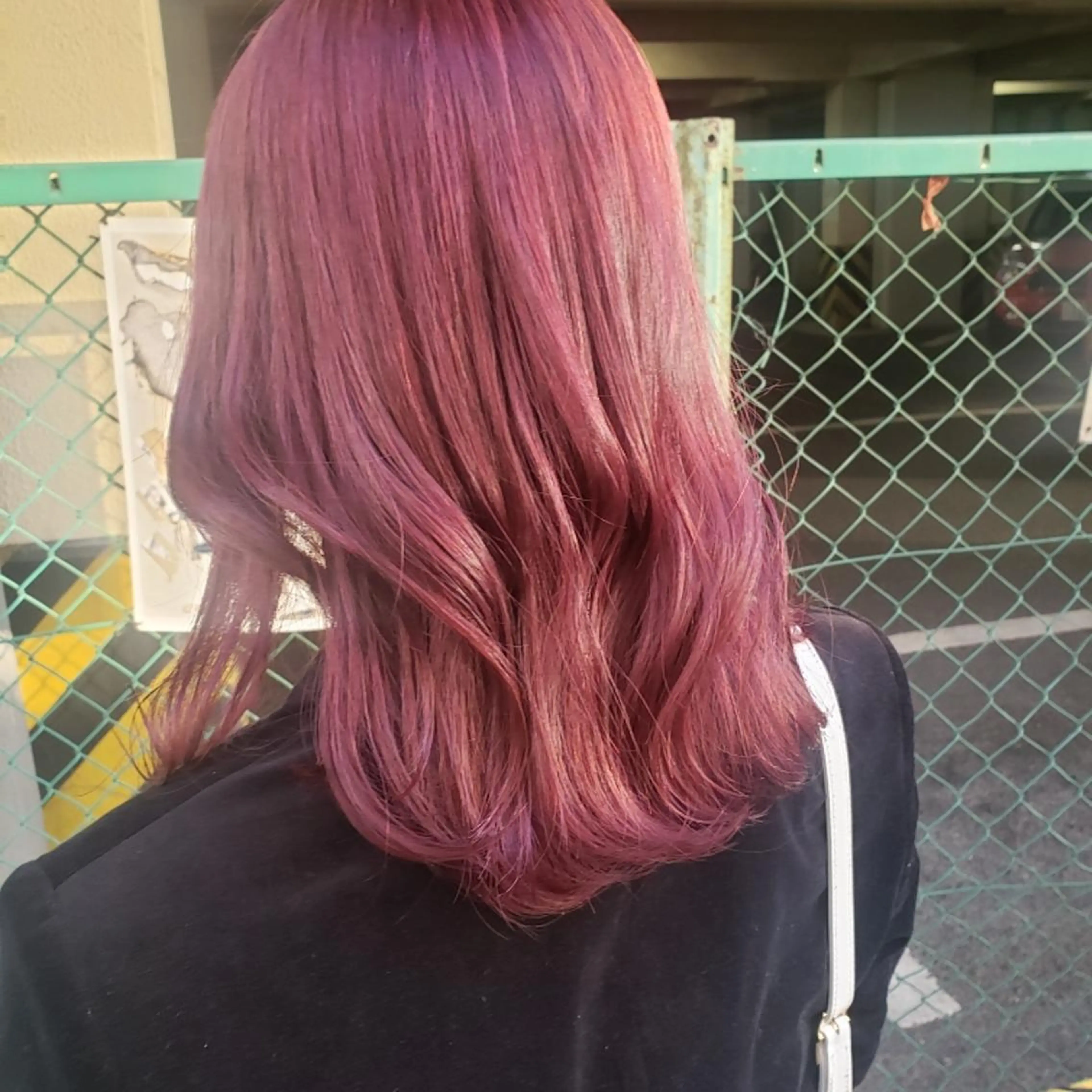 セミロング カット ヘアカラー トリートメント 🇰🇷透明感×ハイ トーン🌟tomoのヘアスタイル