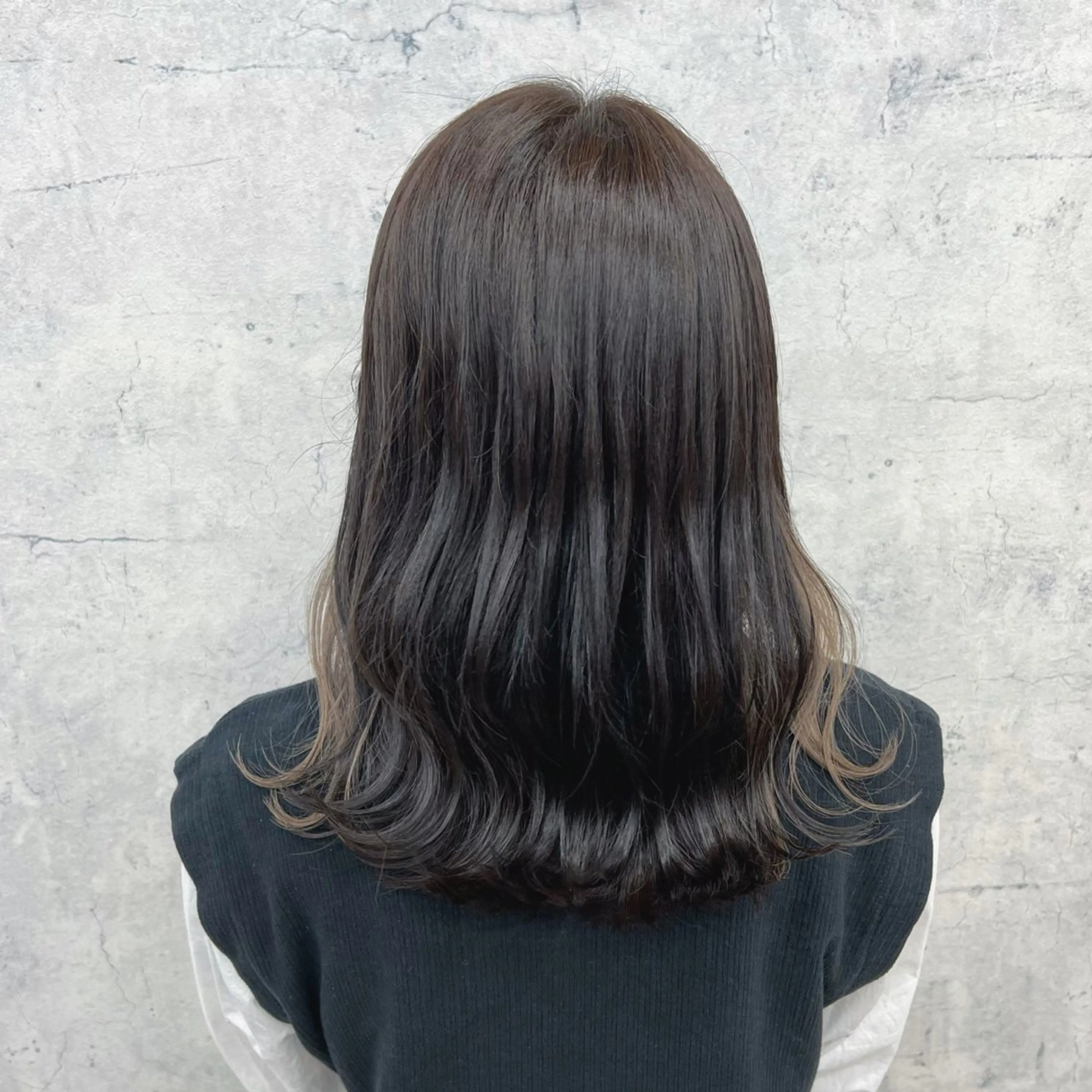 セミロング カラー JUNSHIN🦋 ヘアセット／カラーのヘアスタイル