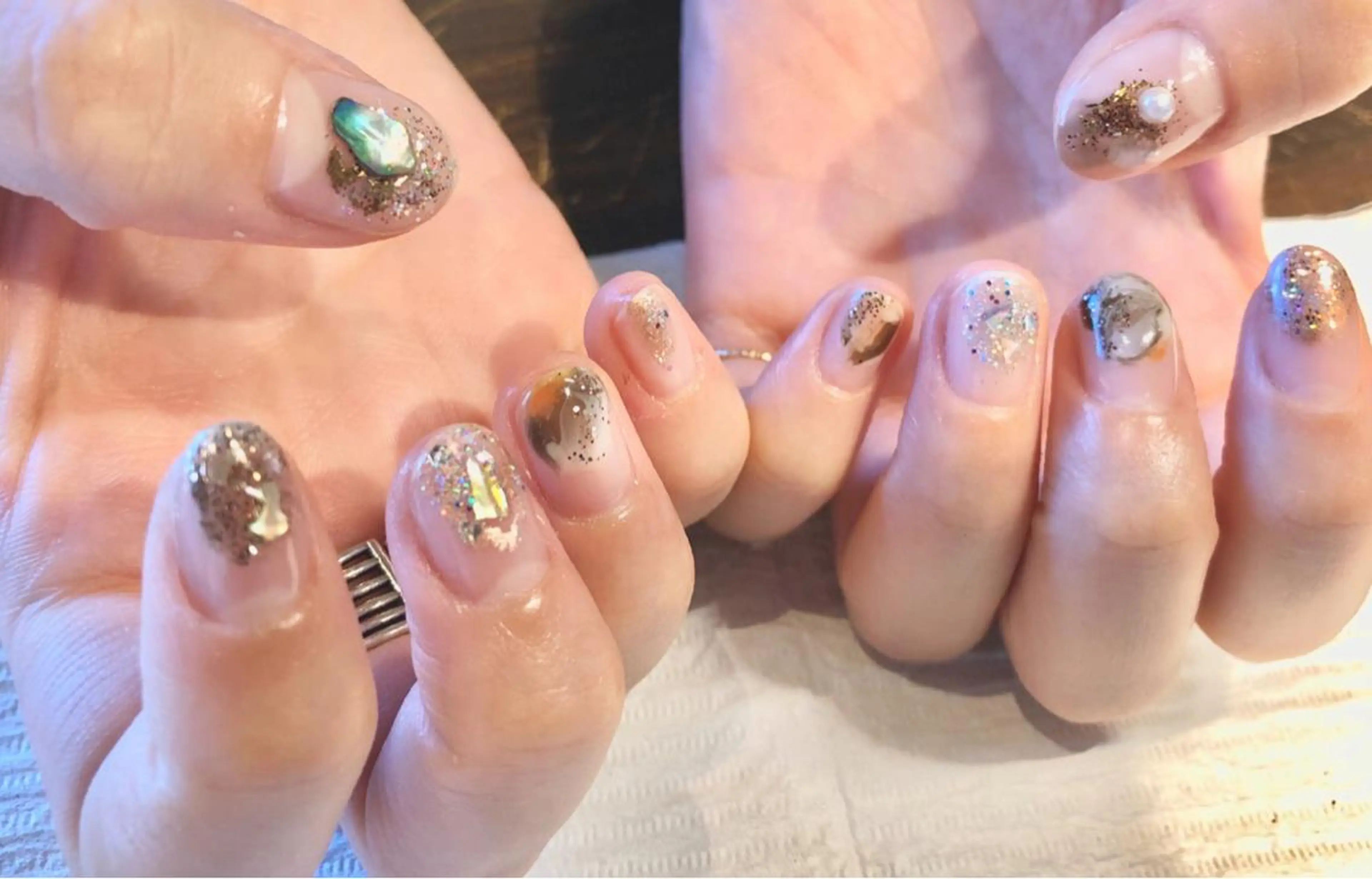 ネイル ニュアンスネイル TRAM-nail moriizumiのネイルデザイン