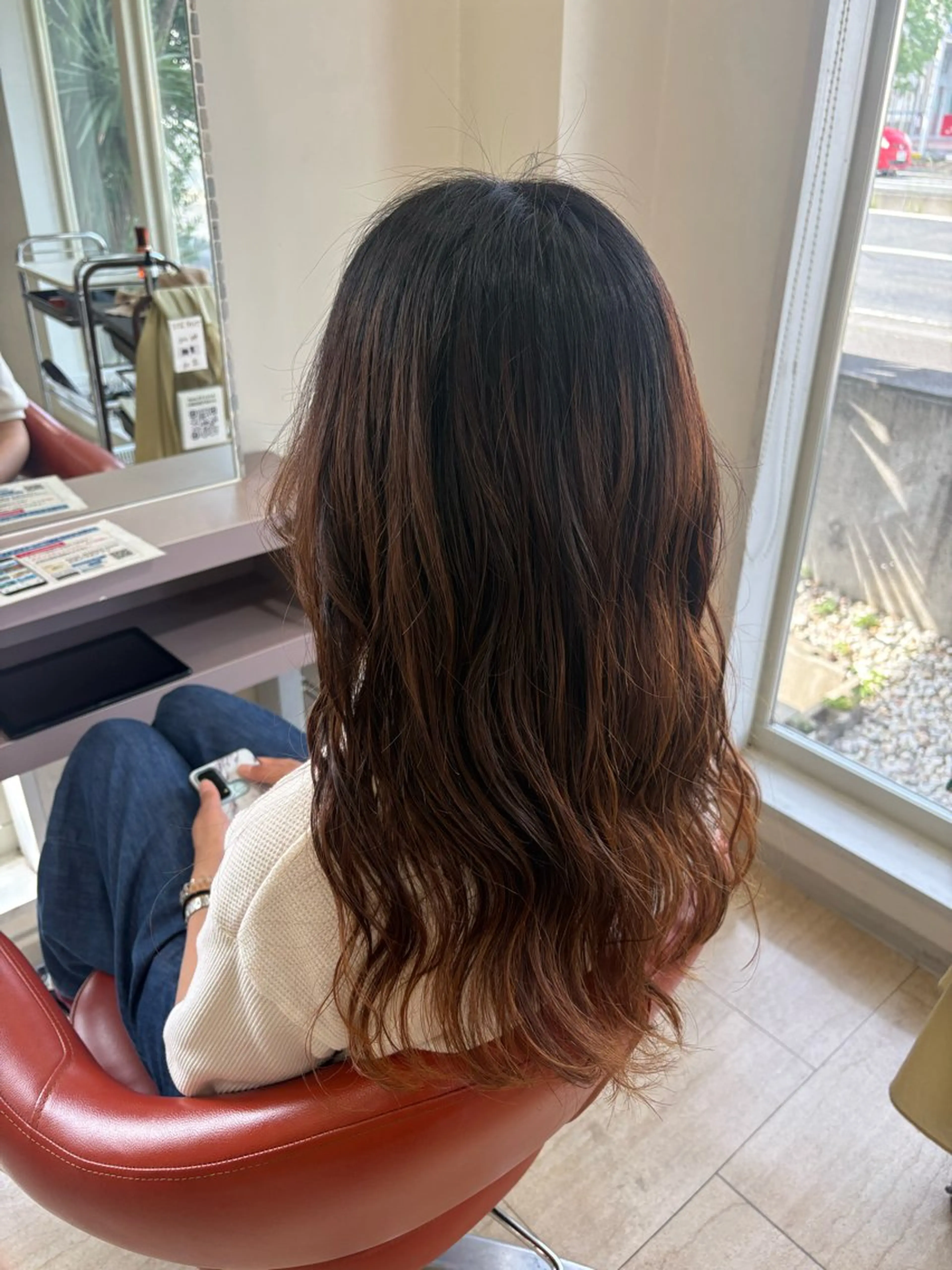 ロング パーマ カット パーマ 工藤 彩花のヘアスタイル