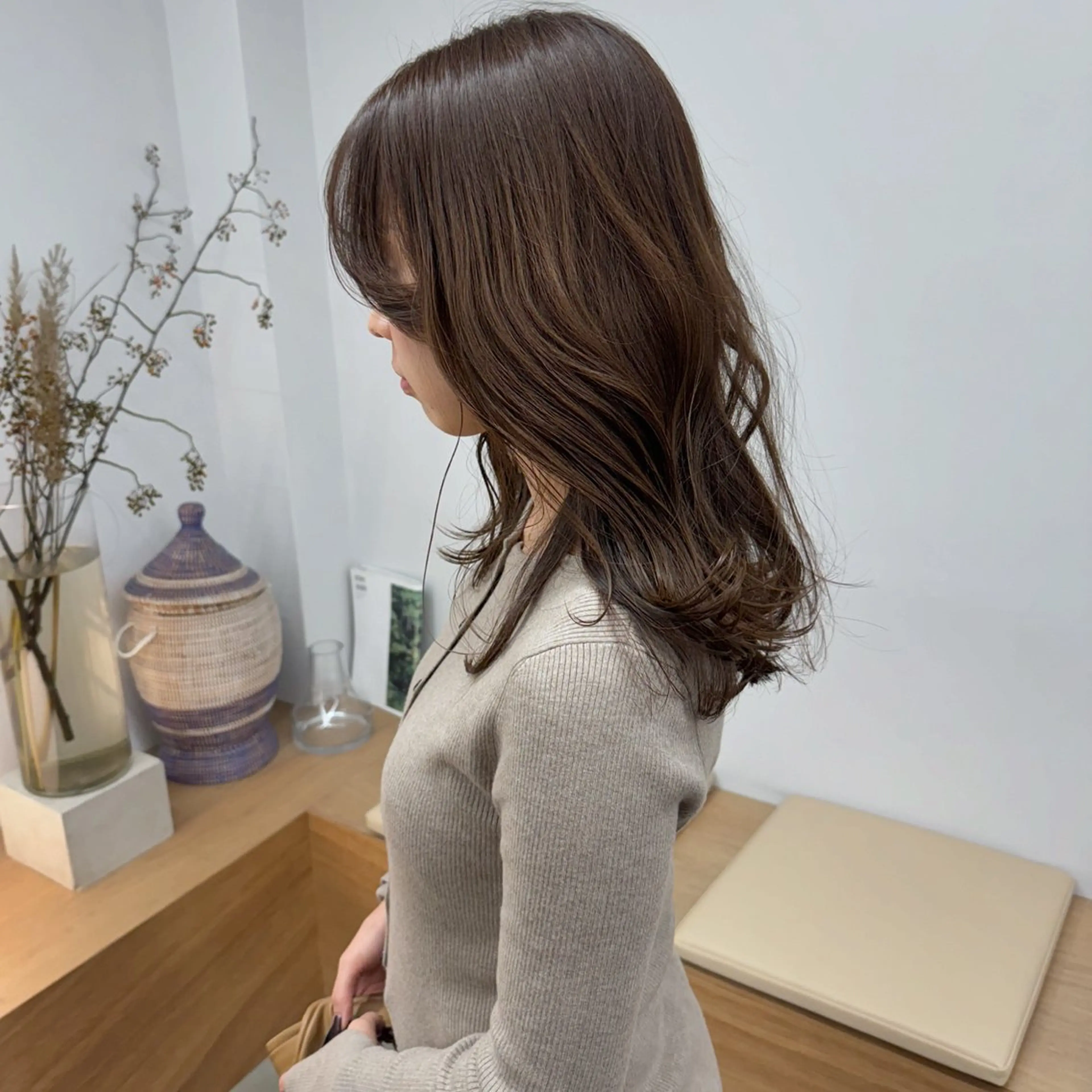 セミロング カット トリートメント 坂本 圭太朗のヘアスタイル