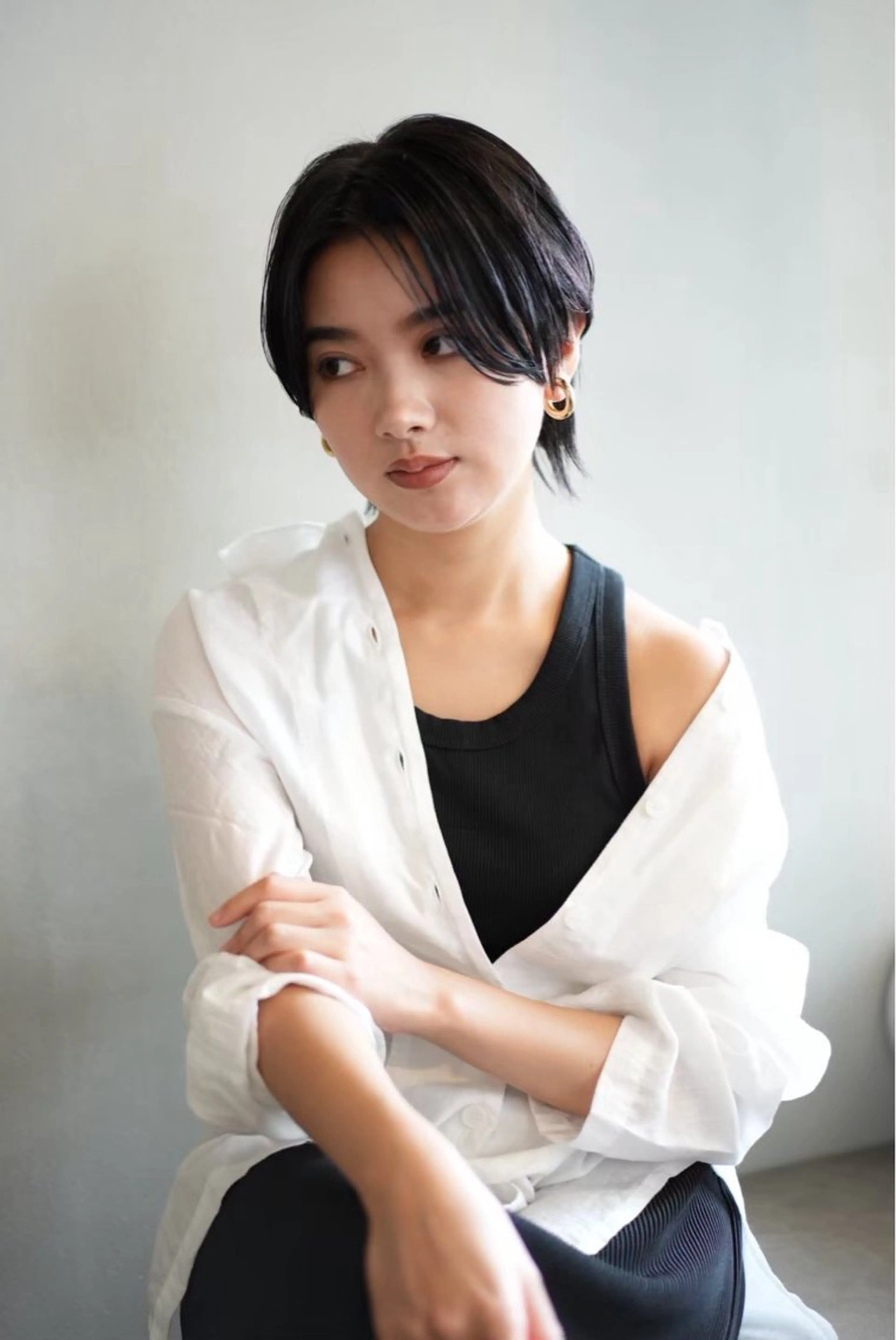 ショート カラー 加賀 千聖 /soigneのヘアスタイル