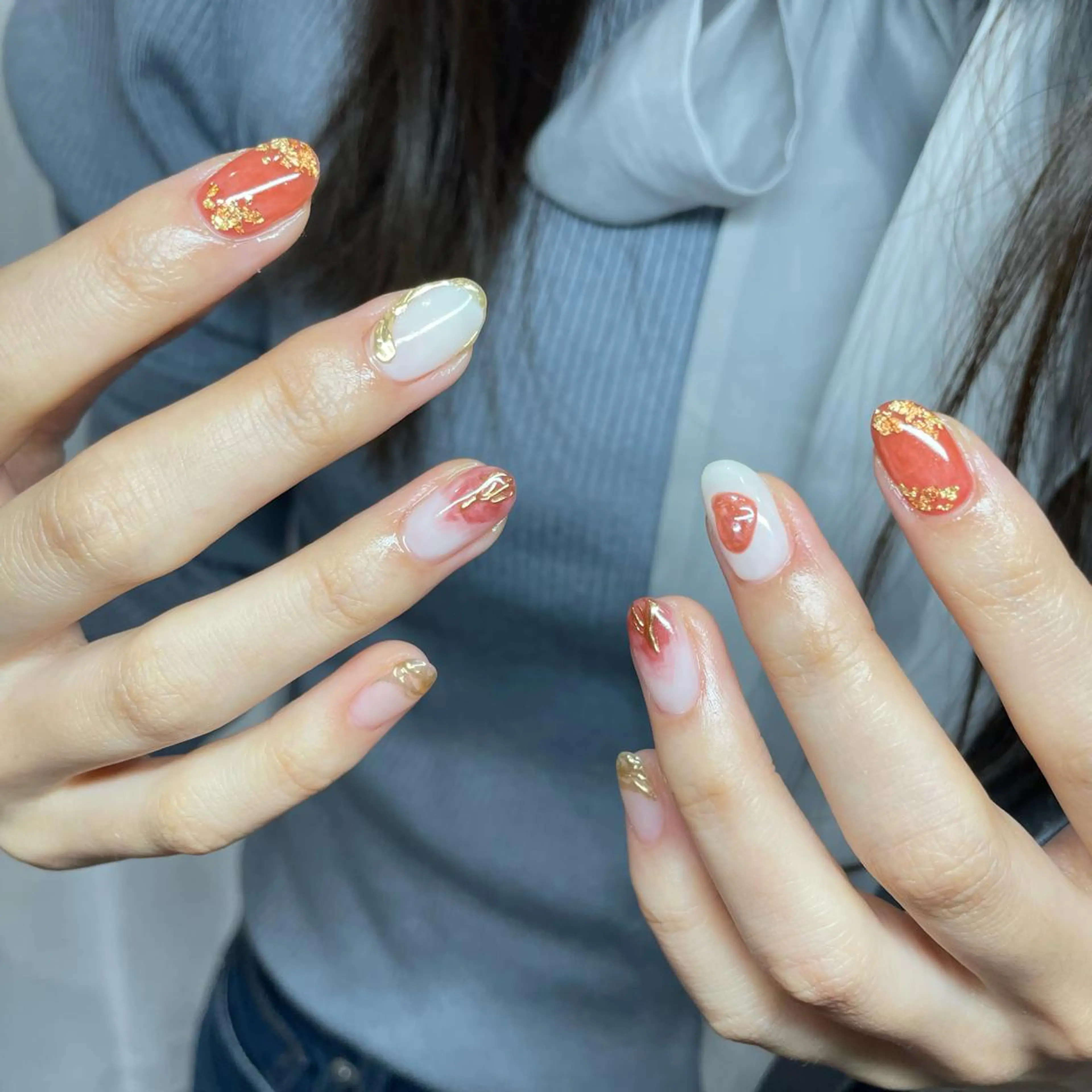 ネイル ニュアンス🥀個性派 MIYU🪅のネイルデザイン