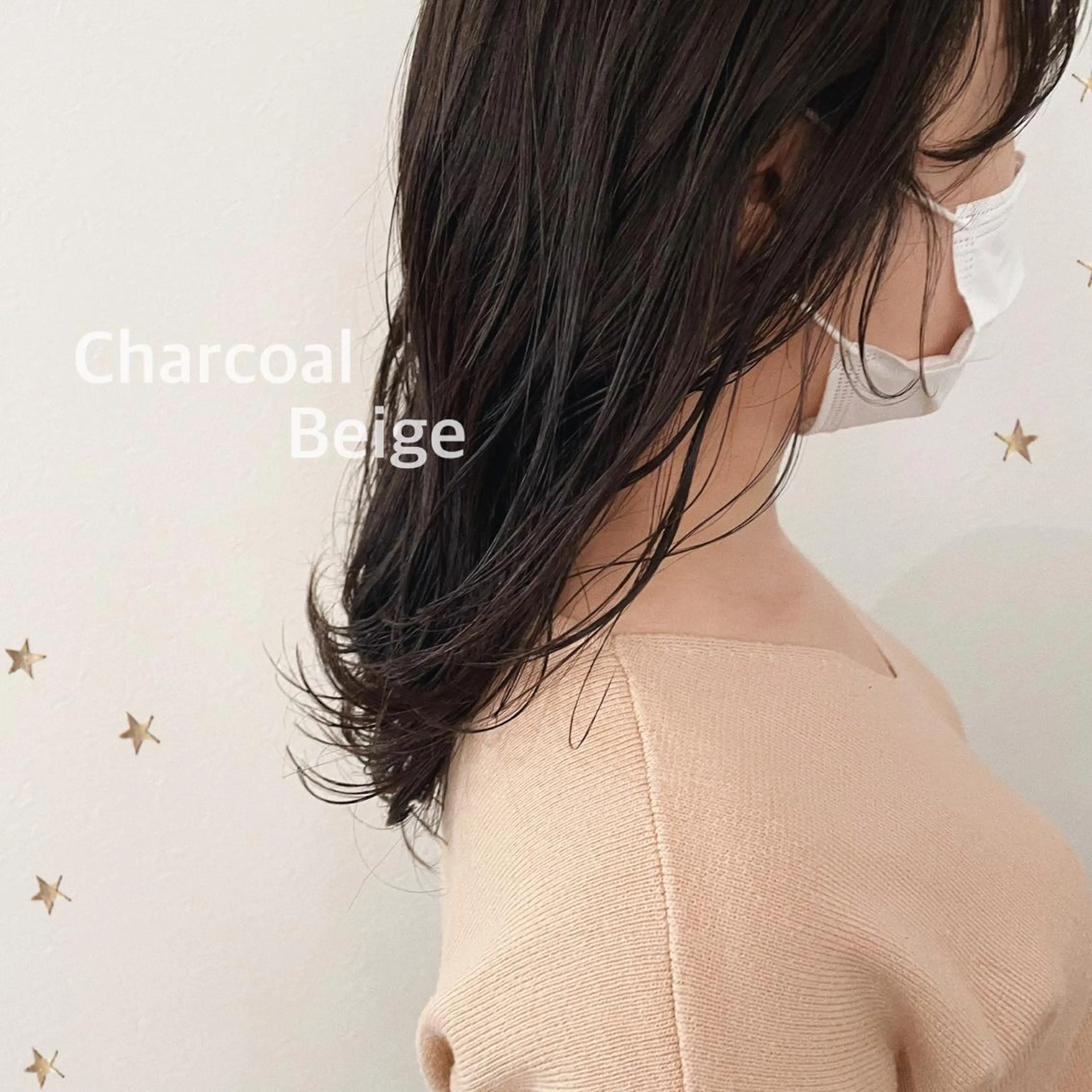 ミディアム カラー カット ヘアカラー 市川 千夏のヘアスタイル