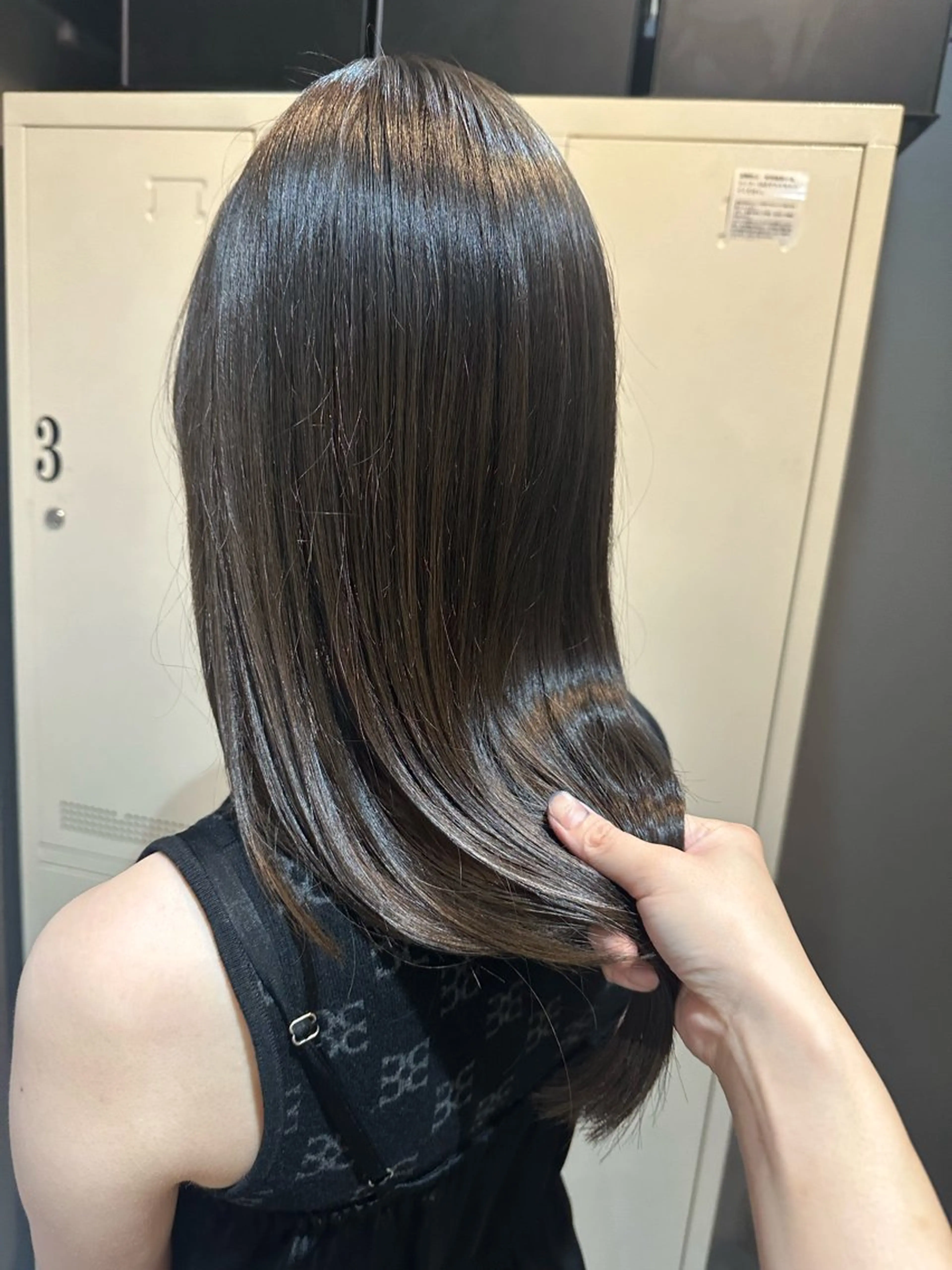 ロング カラー 透明感カラー 縮毛矯正+モテカラー 🎀✨MIHOのヘアスタイル