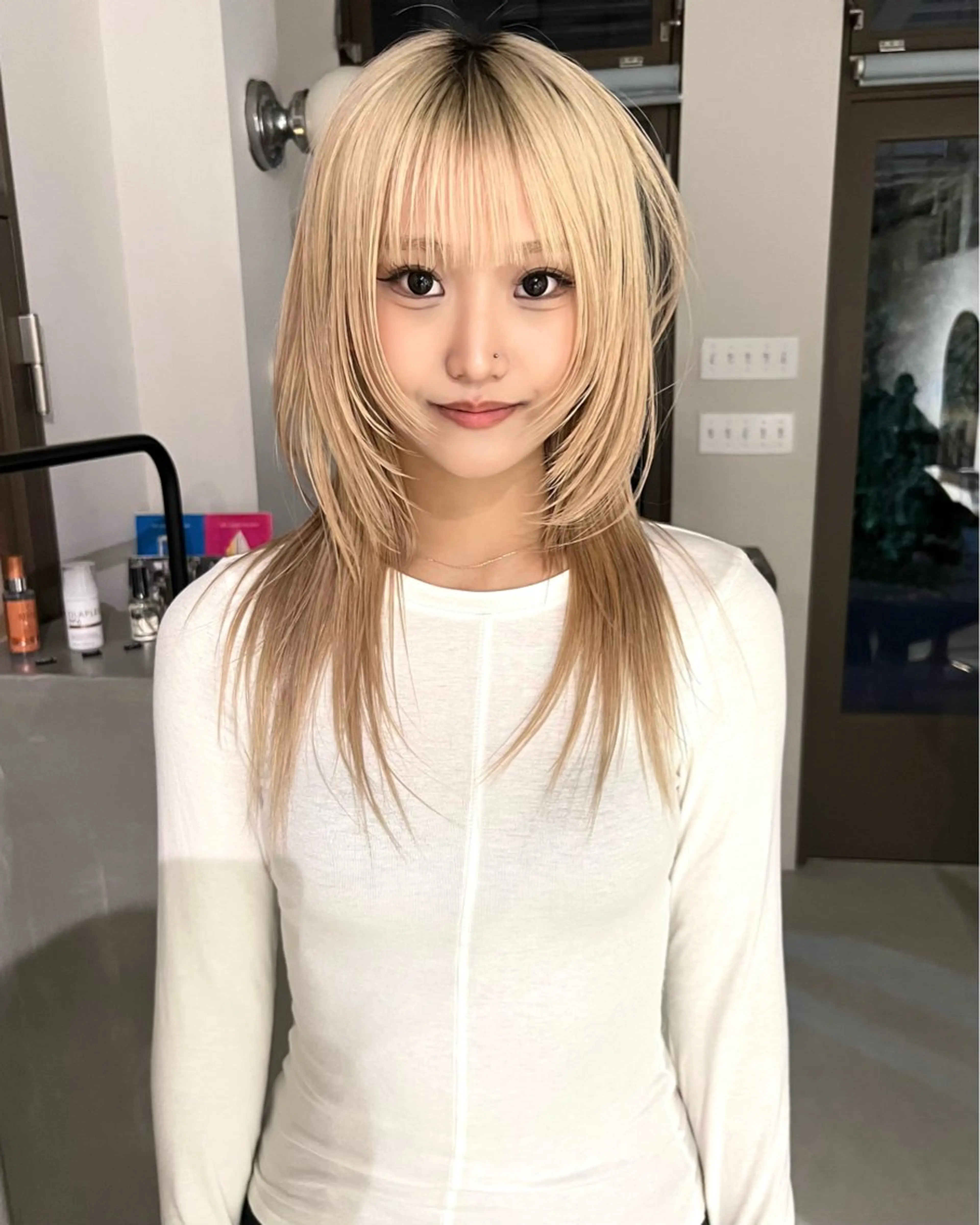 セミロング レイヤーカット 丹治 一輝ボブ/ショートのヘアスタイル